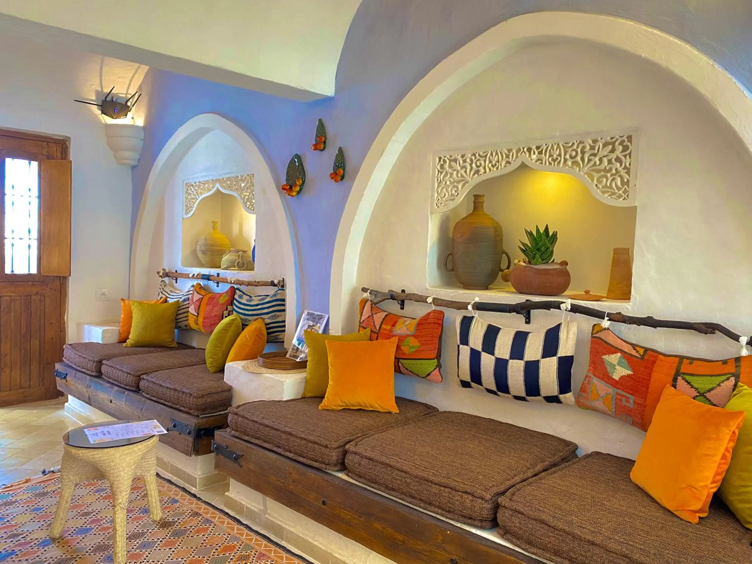 Living room in Hôtel Djerba Authentique - Au centre de Midoun