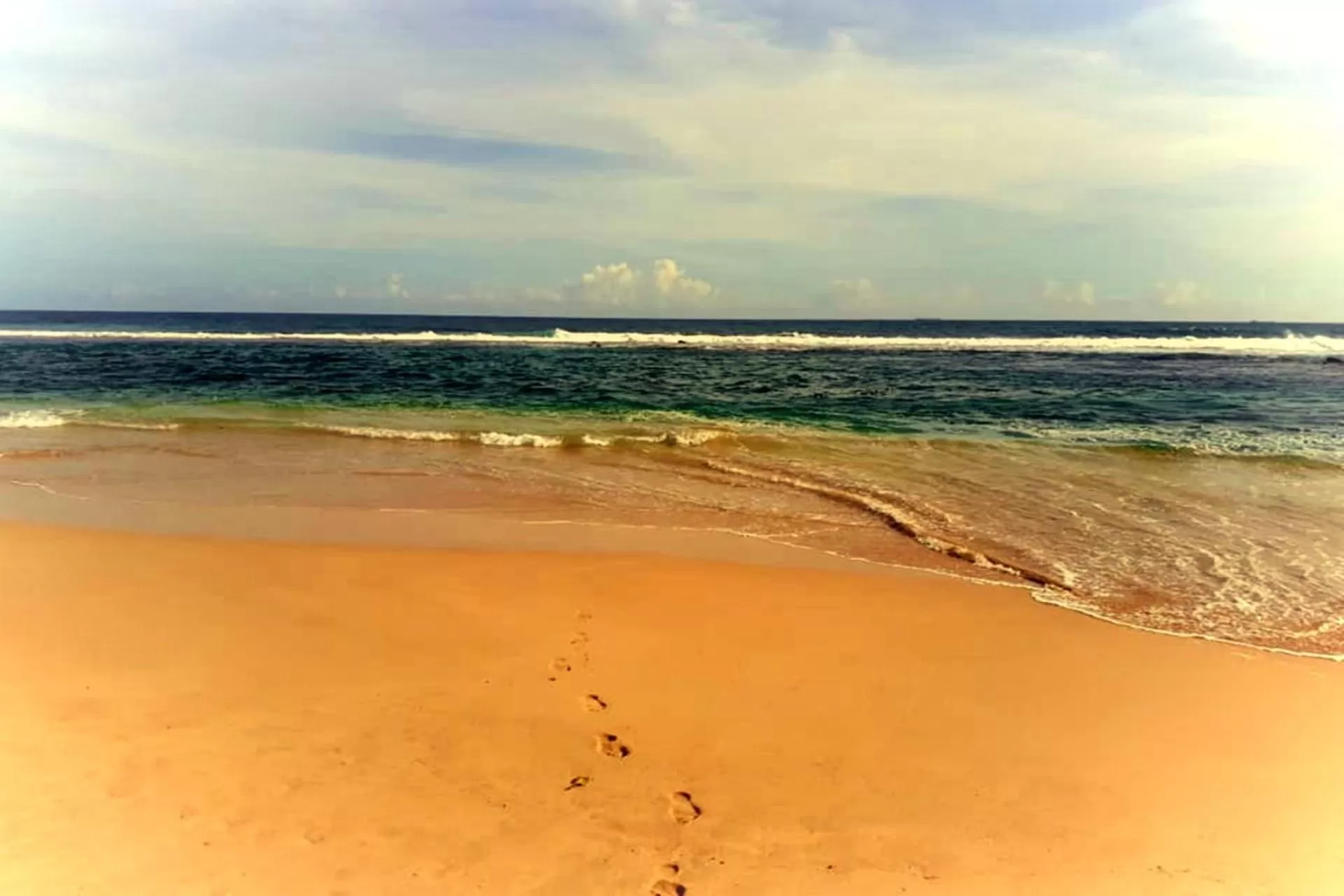 Beach in Villa South