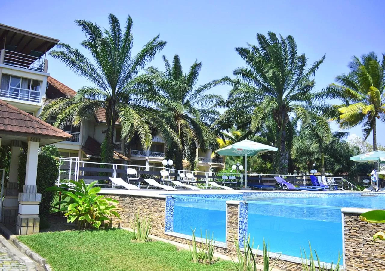 Pool view, Swimming Pool in Hotel Safari Gate