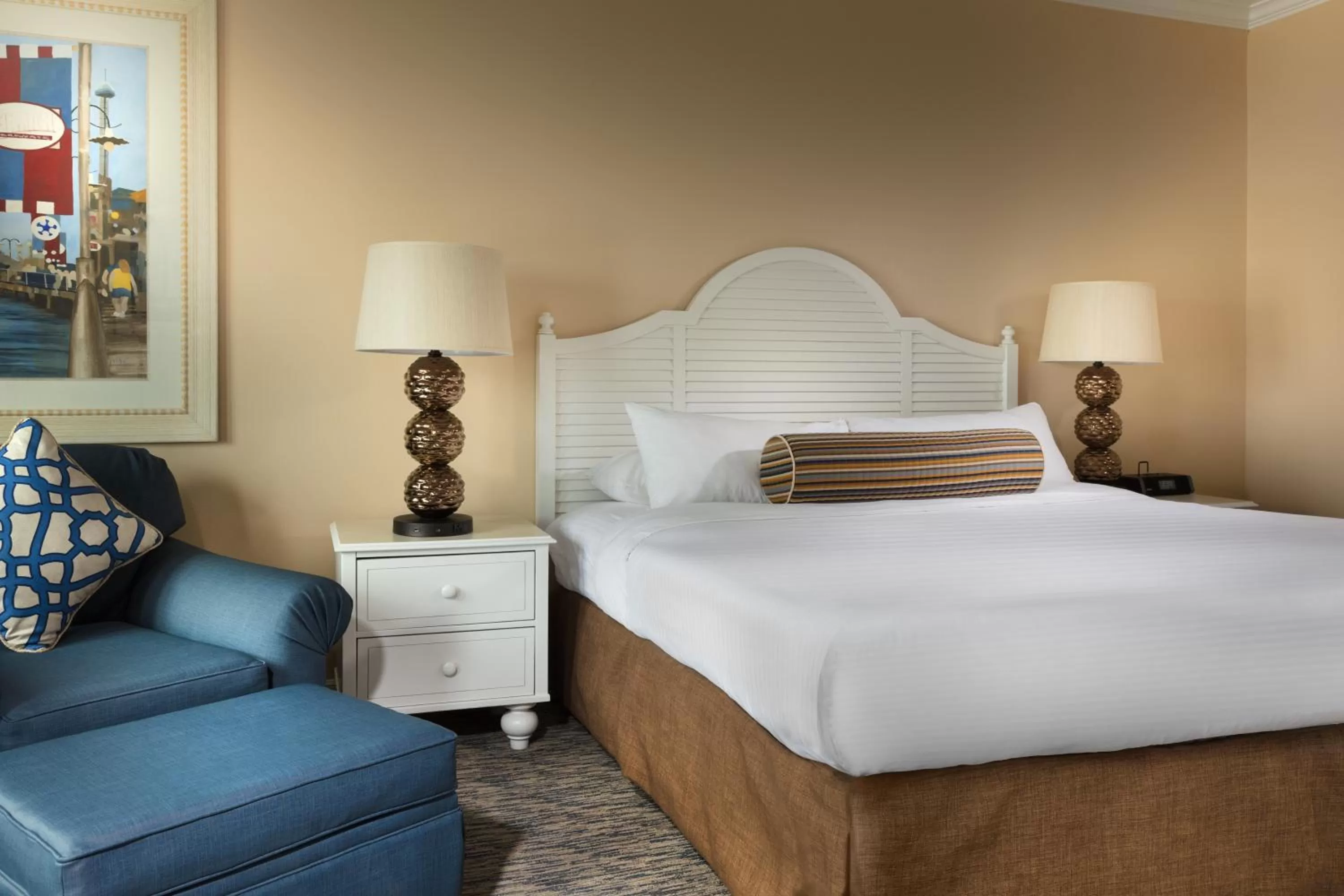 Bedroom, Bed in Boardwalk Inn