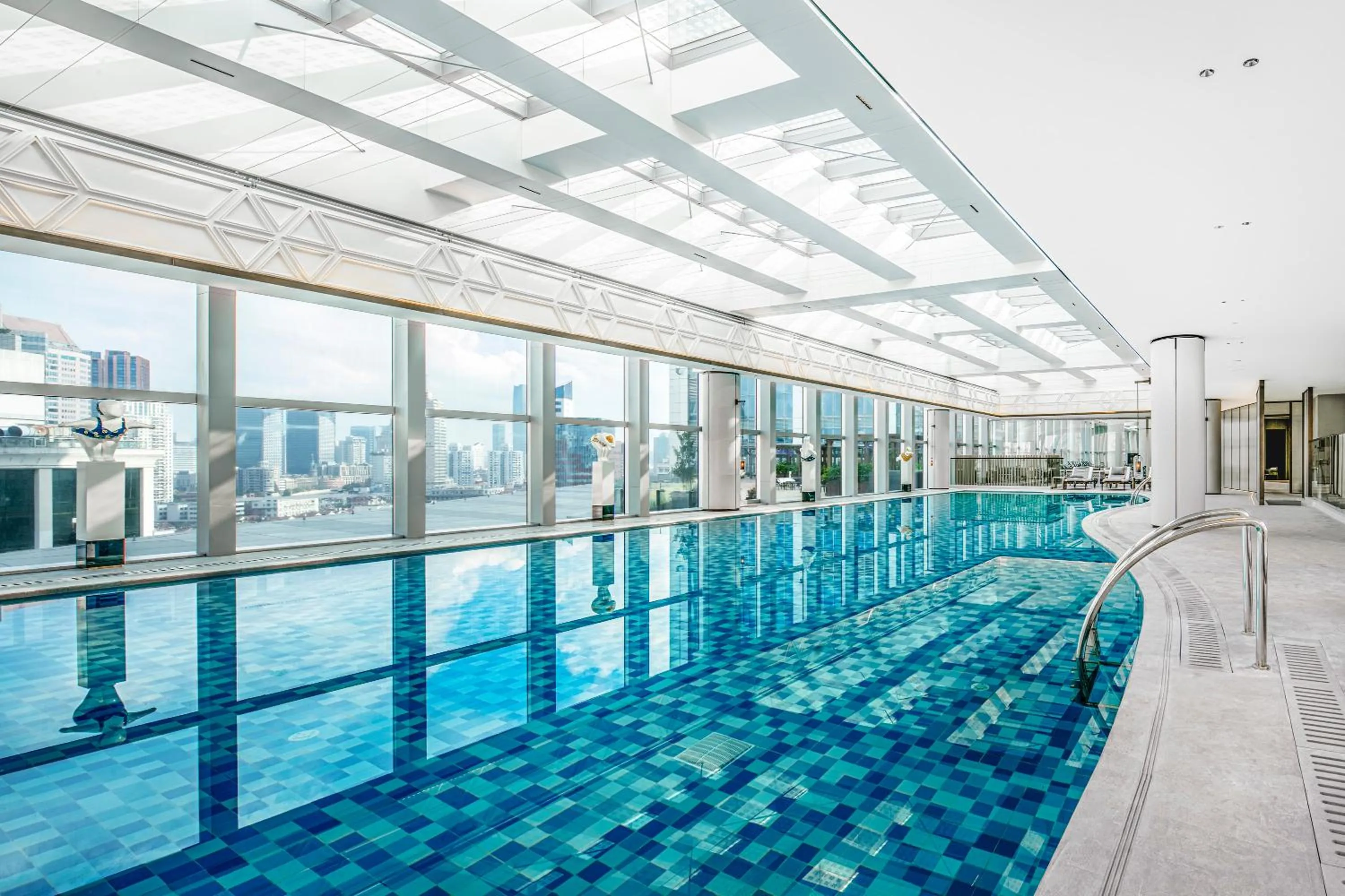 Swimming pool in Conrad Shanghai