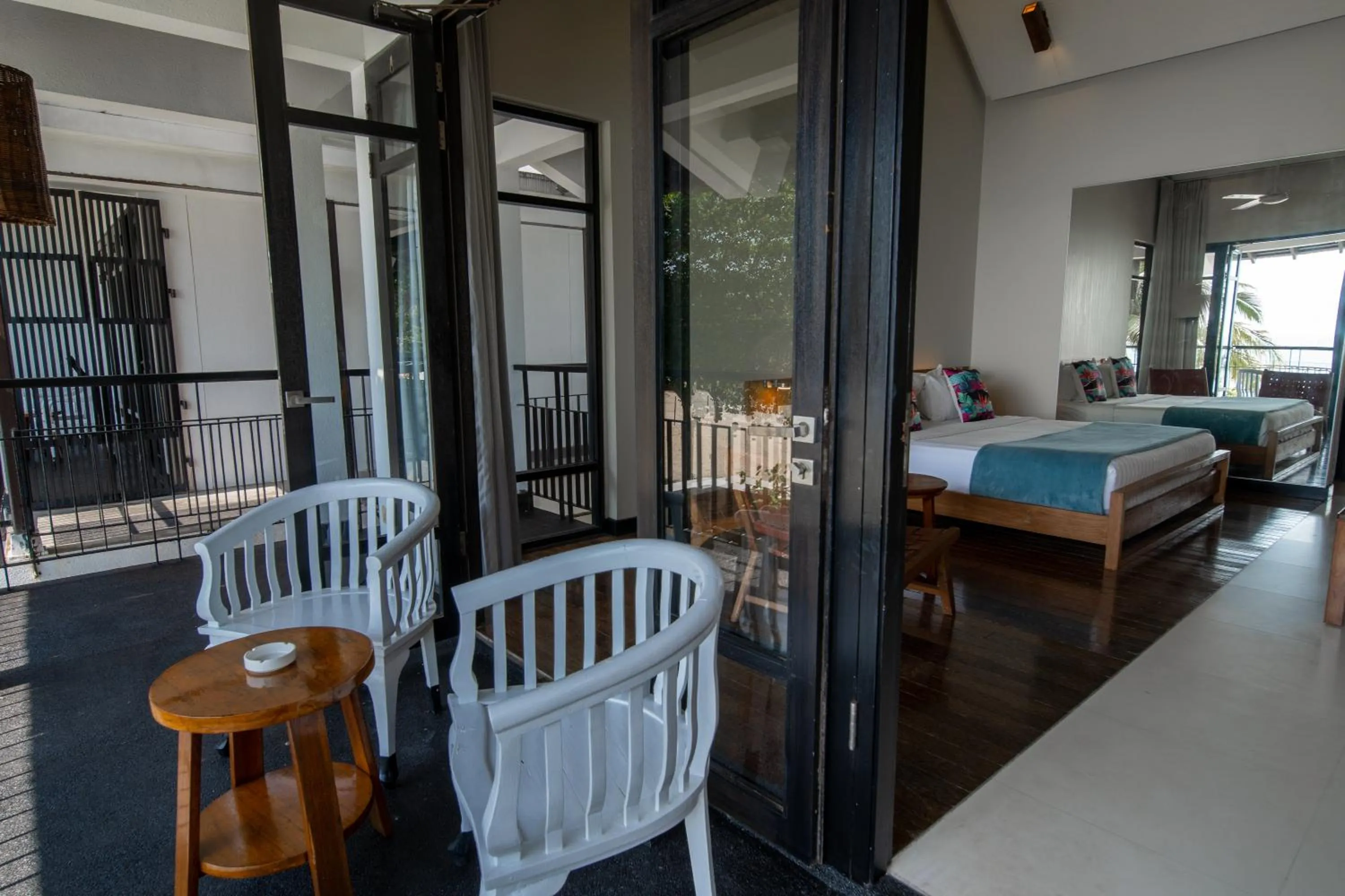Seating area, Bed in Turi Beach Resort