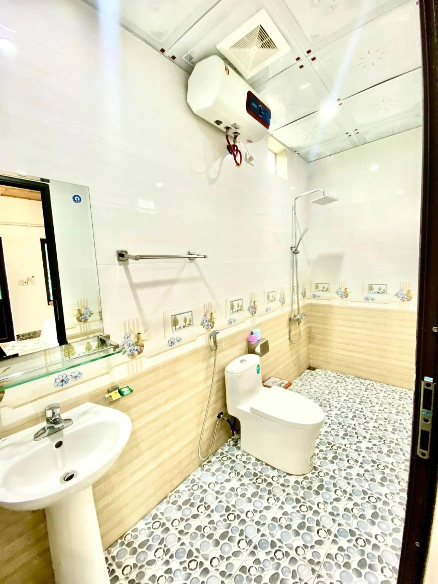 Bathroom in Tam Coc Cat Luong Homestay