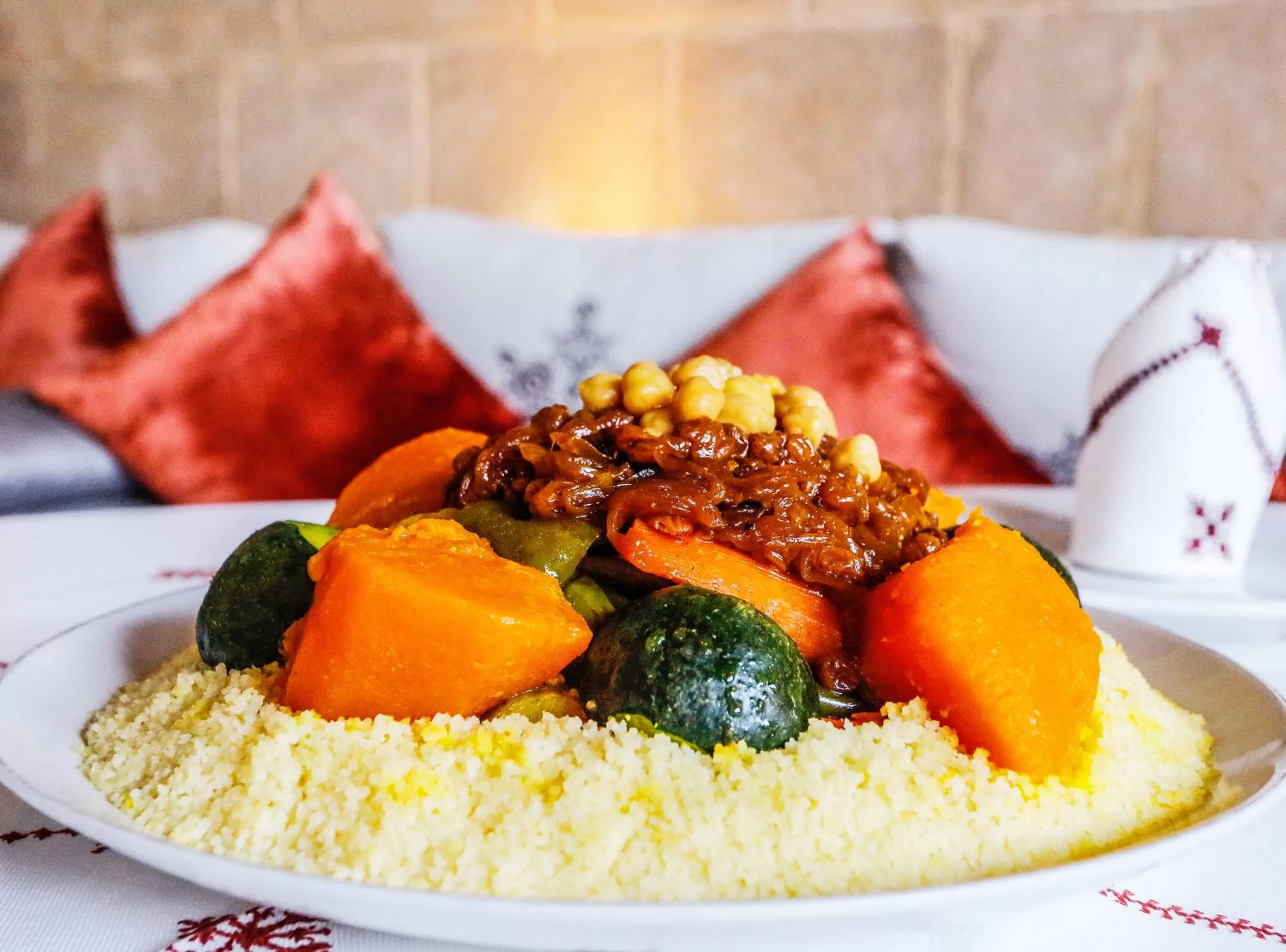 Food and drinks in La Tour Hassan Palace