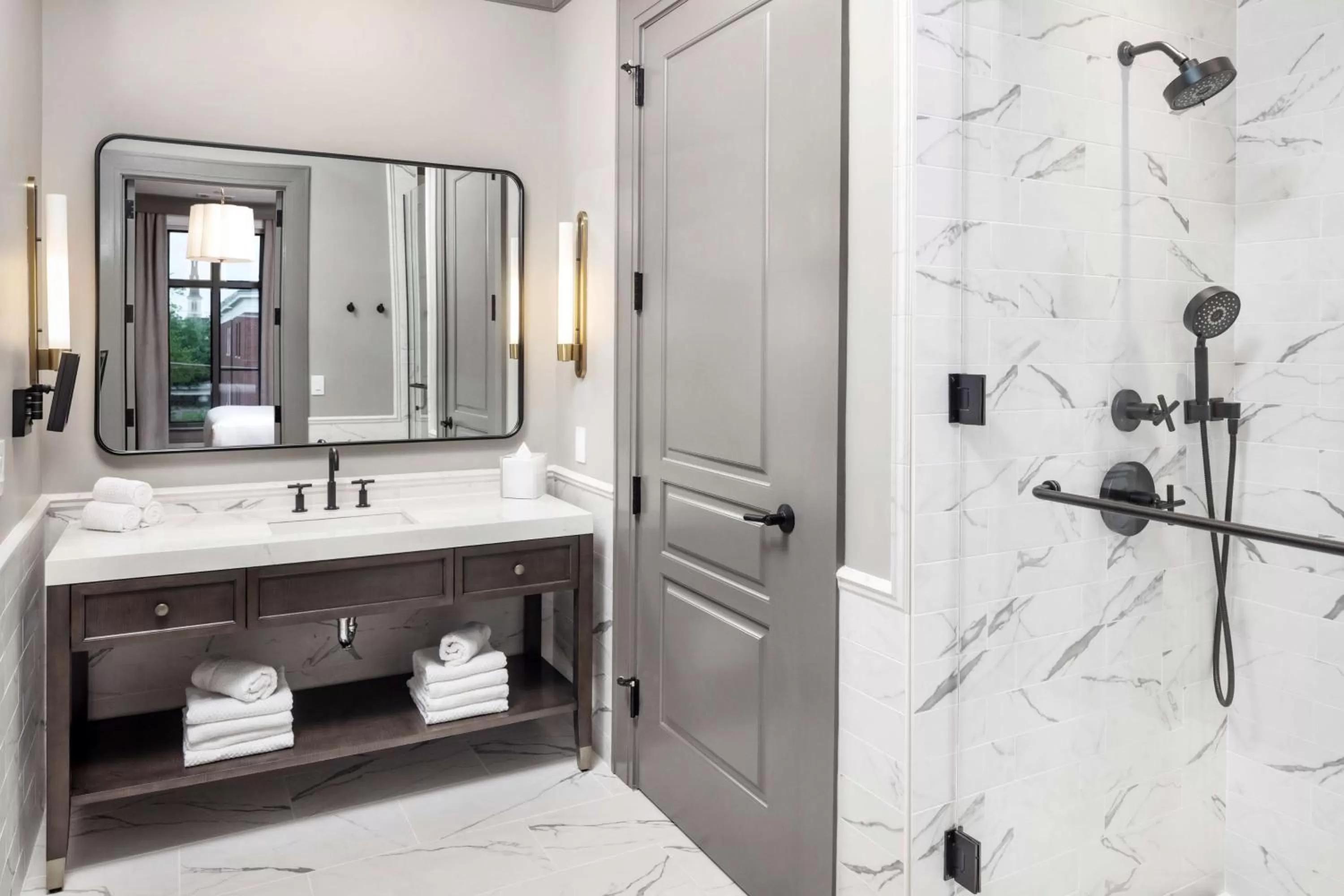 Shower in Hilton Club Liberty Place Charleston