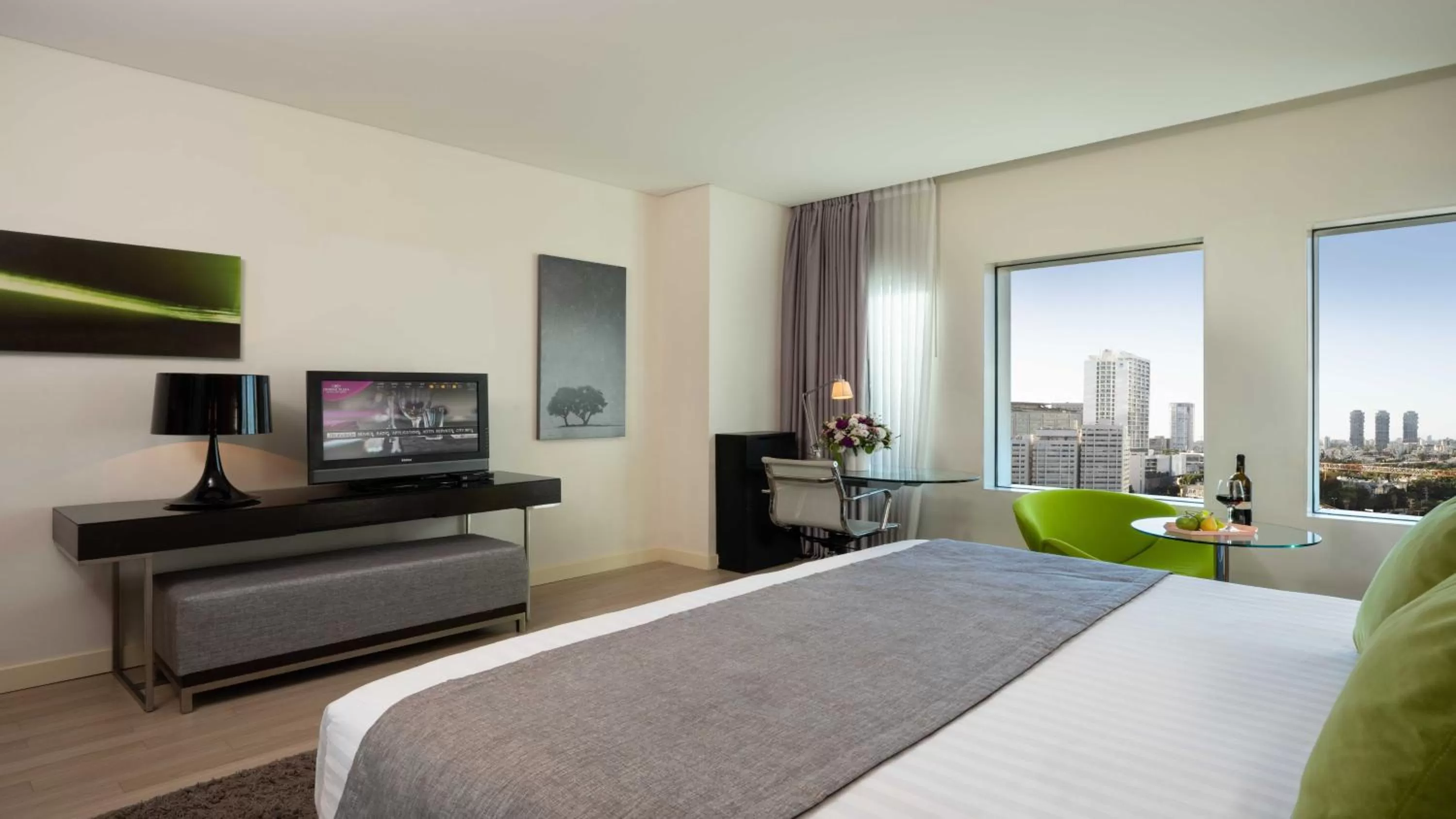 Bed in Crowne Plaza Tel Aviv City Center by IHG