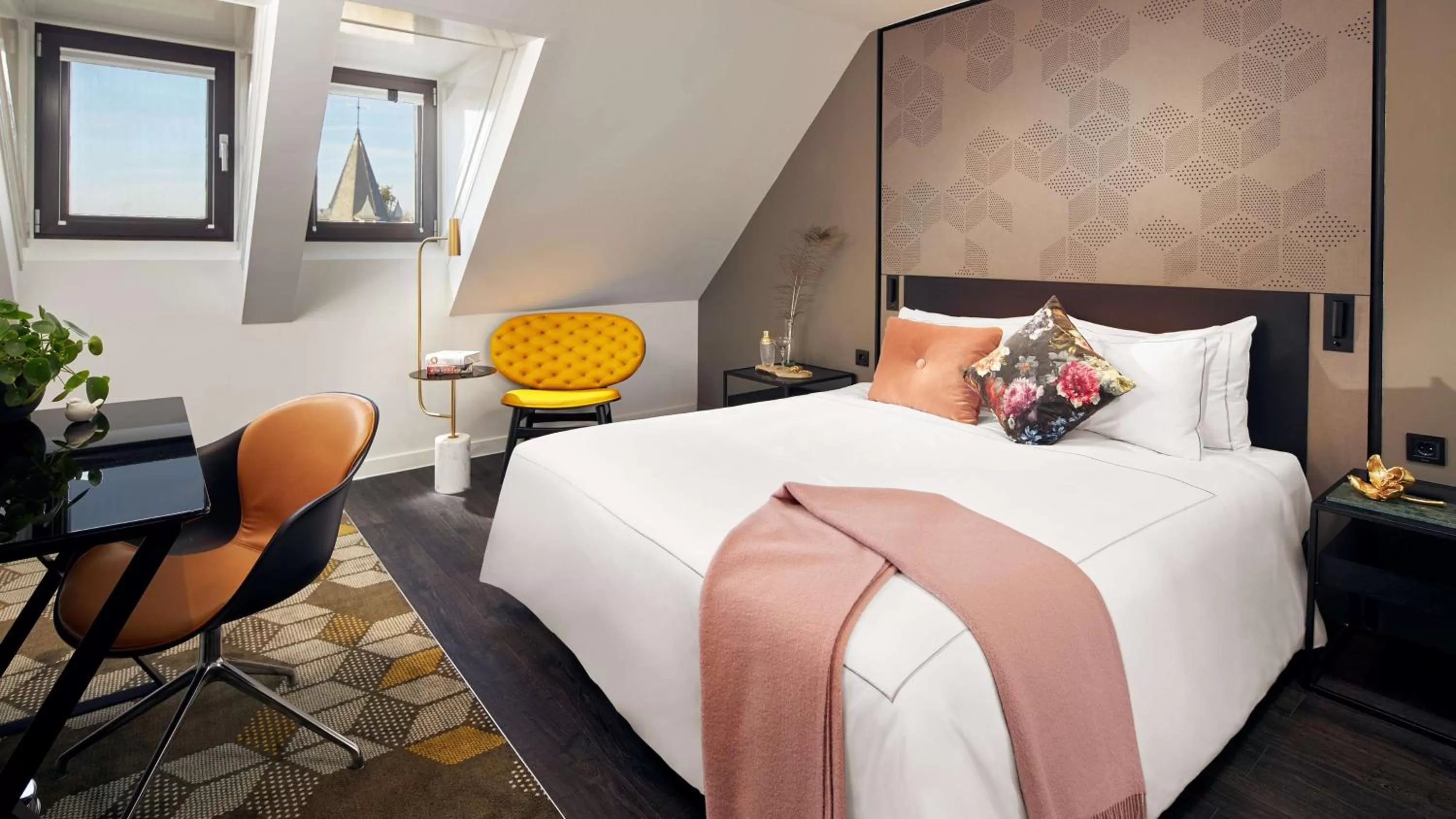 Garden, Bed in Park Plaza Vondelpark Amsterdam