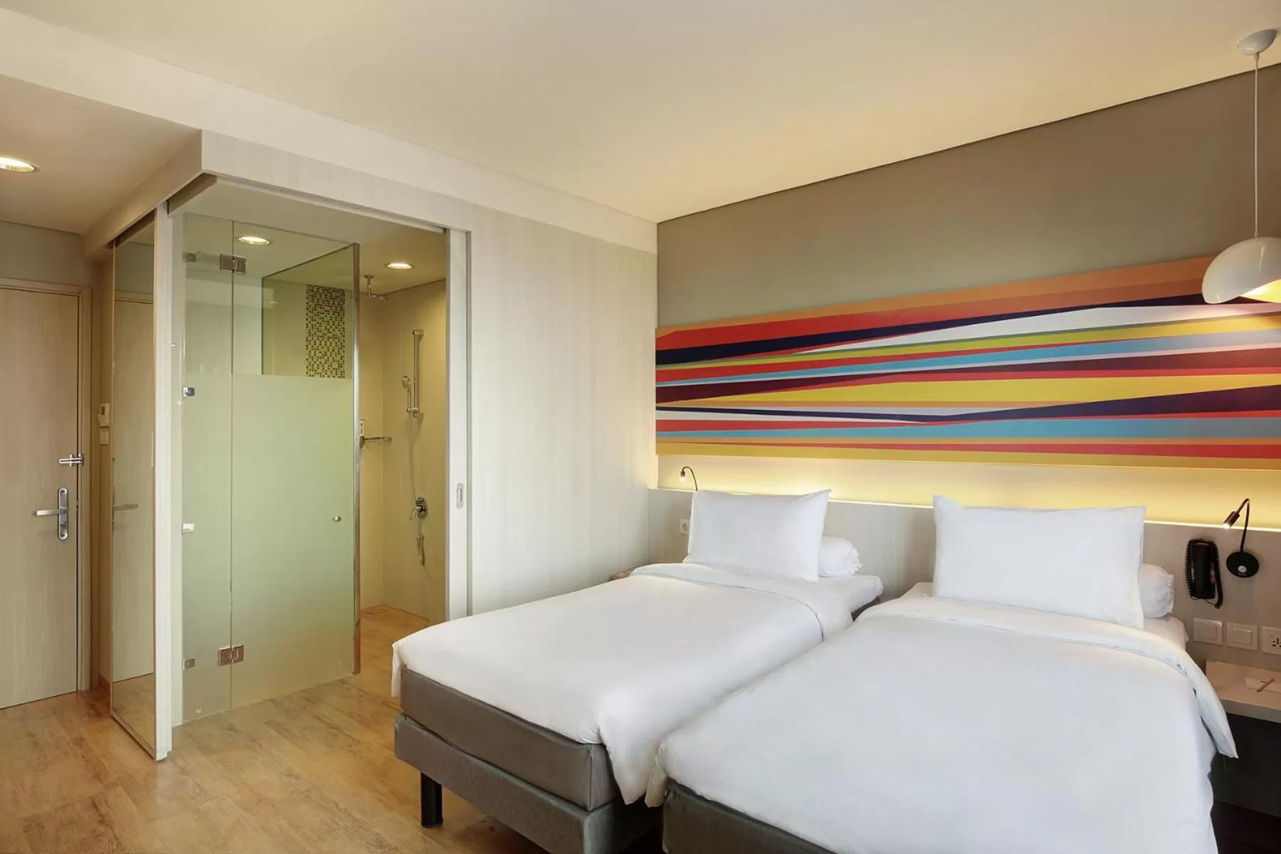Photo of the whole room, Bed in Ibis Styles Makassar Sam Ratulangi