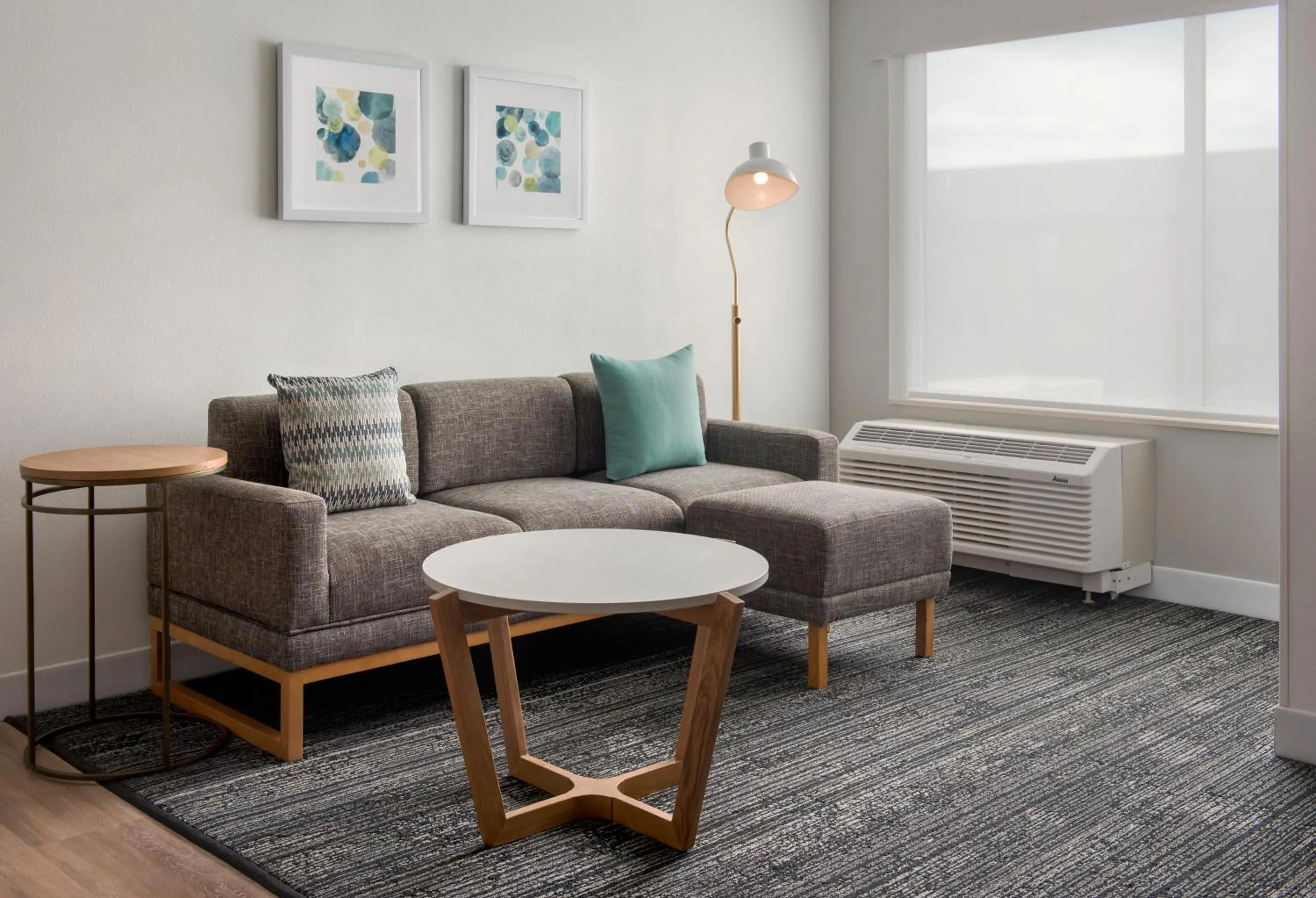 Living room in TownePlace Suites Portland Airport ME