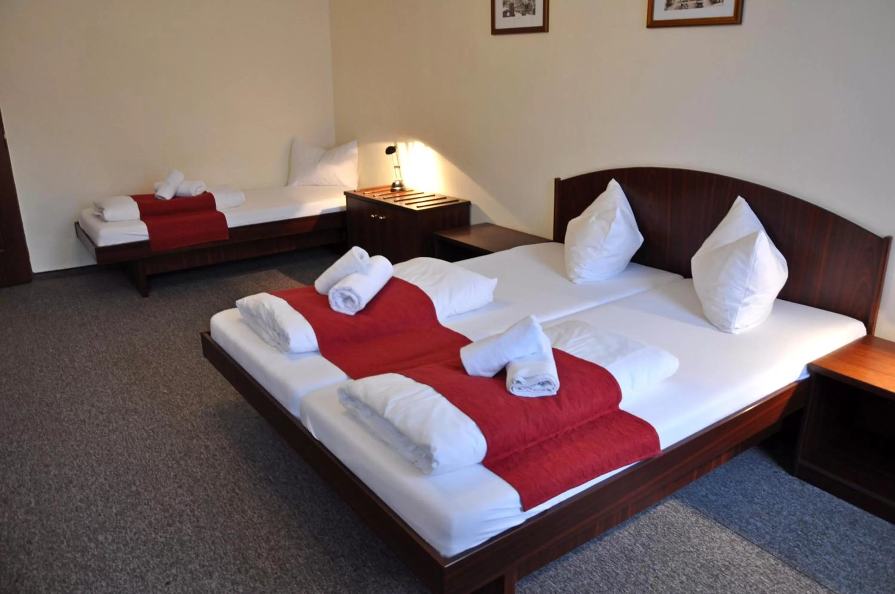 Photo of the whole room, Bed in Hotel U Bílého koně