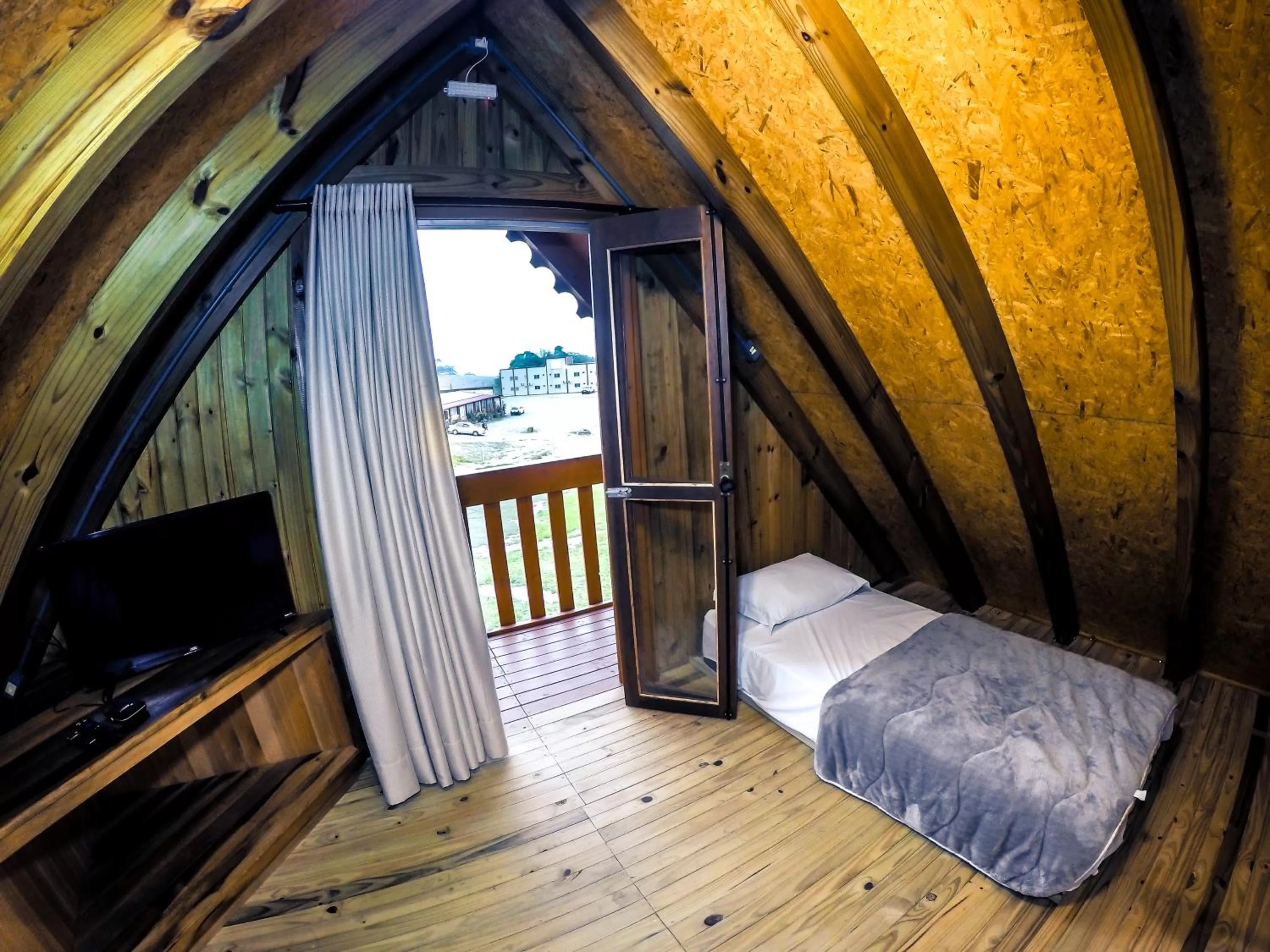 Bed in Hotel Guerra - Pousada Montebelo