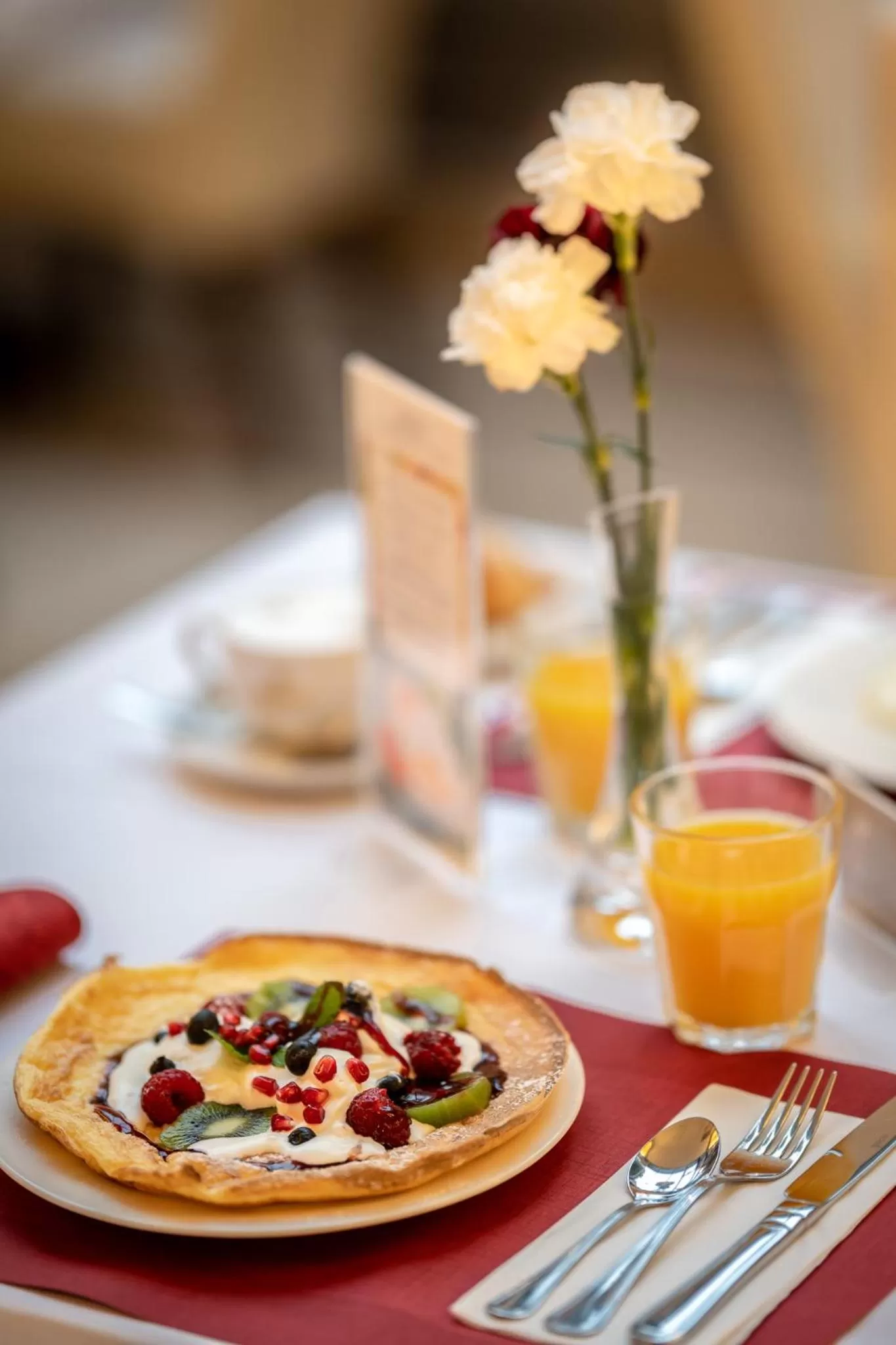Food close-up in Hotel Gródek