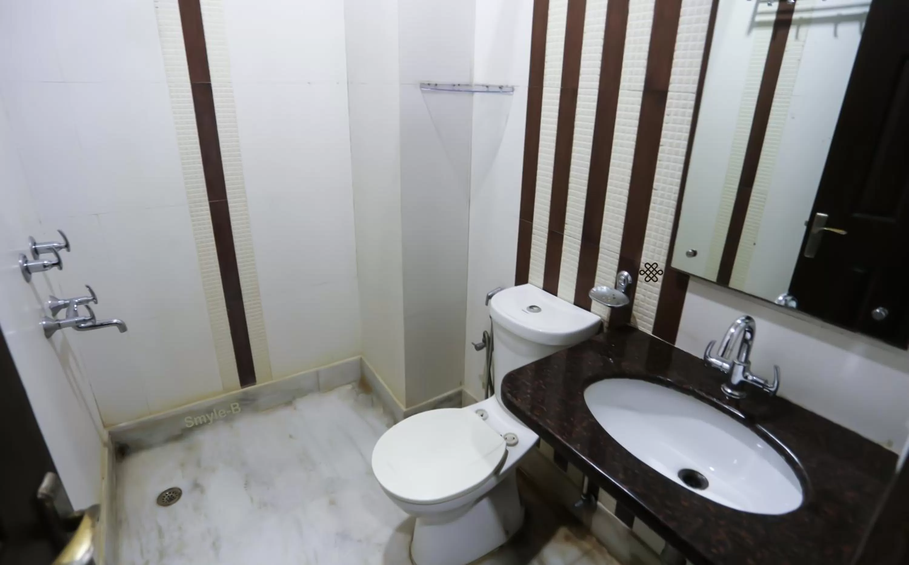 Shower in Smyle Inn - Best Value Hotel near New Delhi Station
