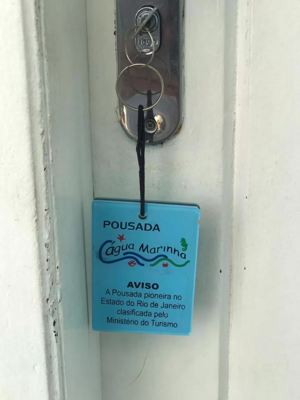 Logo/Certificate/Sign in Pousada Água Marinha