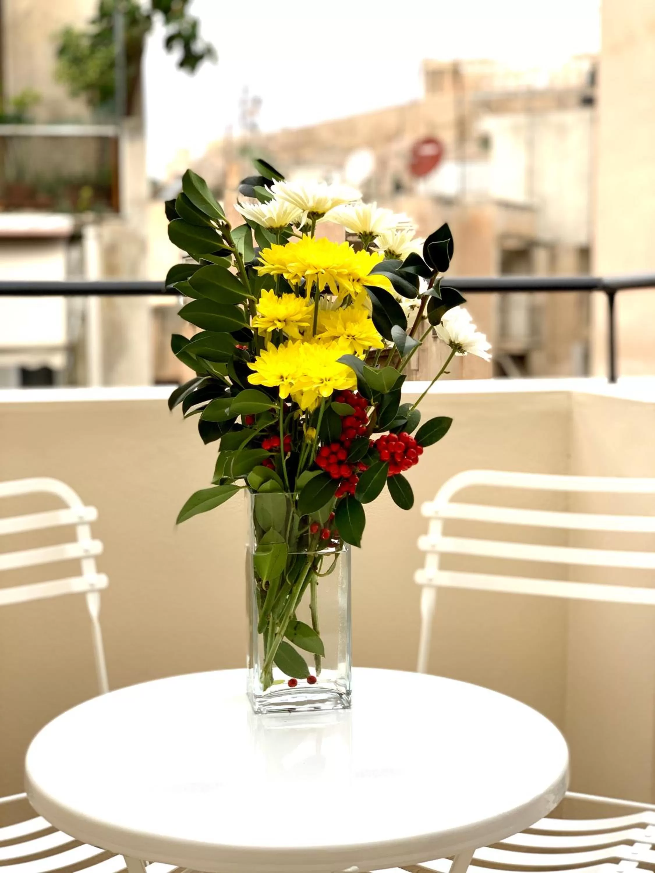 Balcony/Terrace in Athens Studios