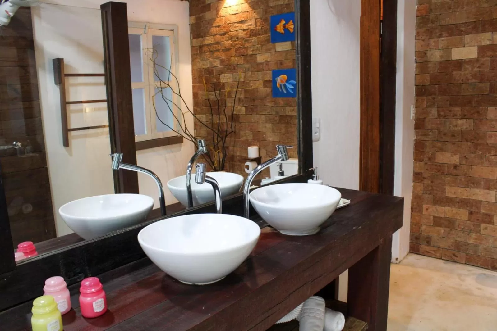 Bathroom in Pousada dos Hibiscus