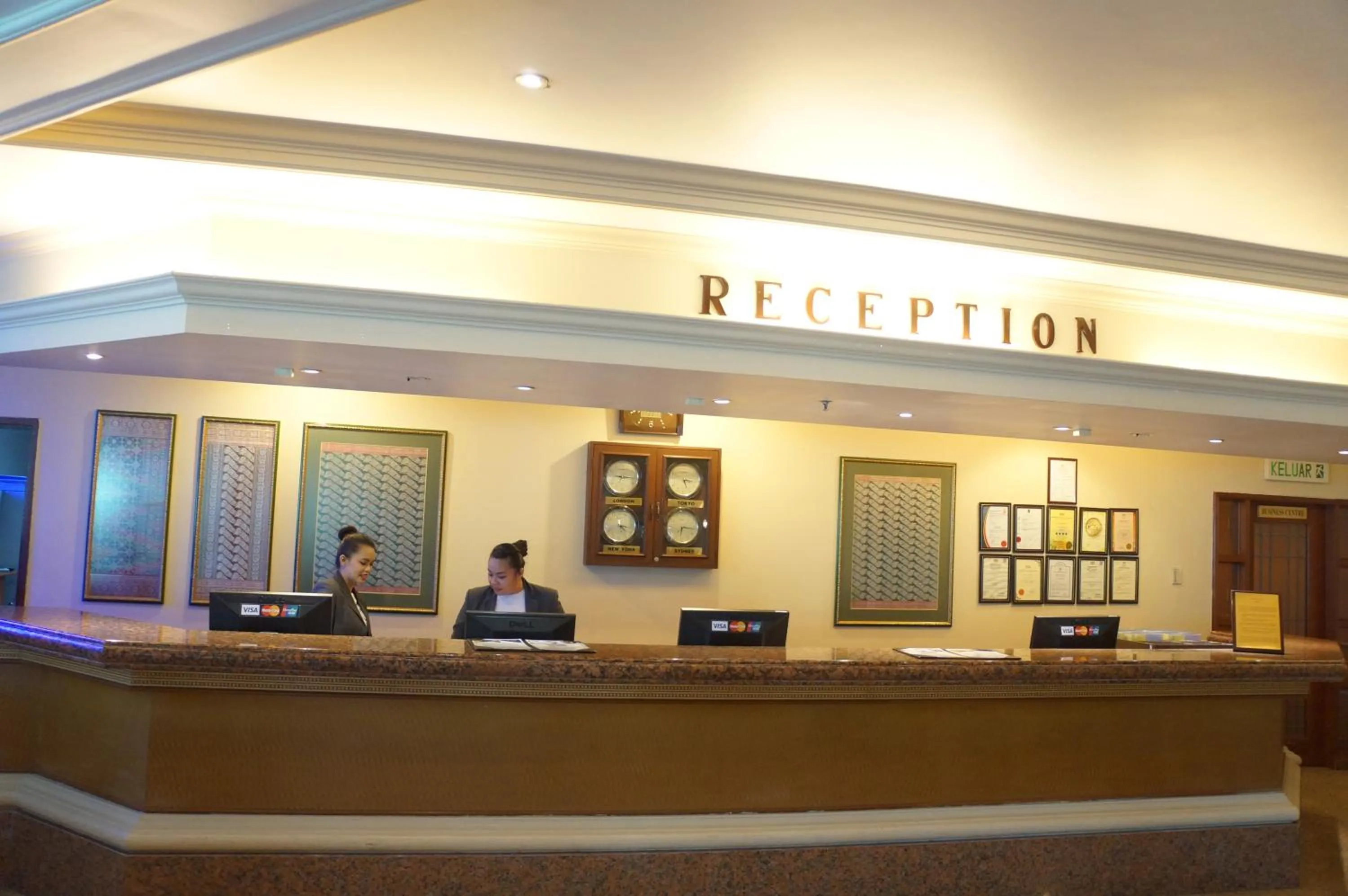 Lobby or reception in Sabah Oriental Hotel