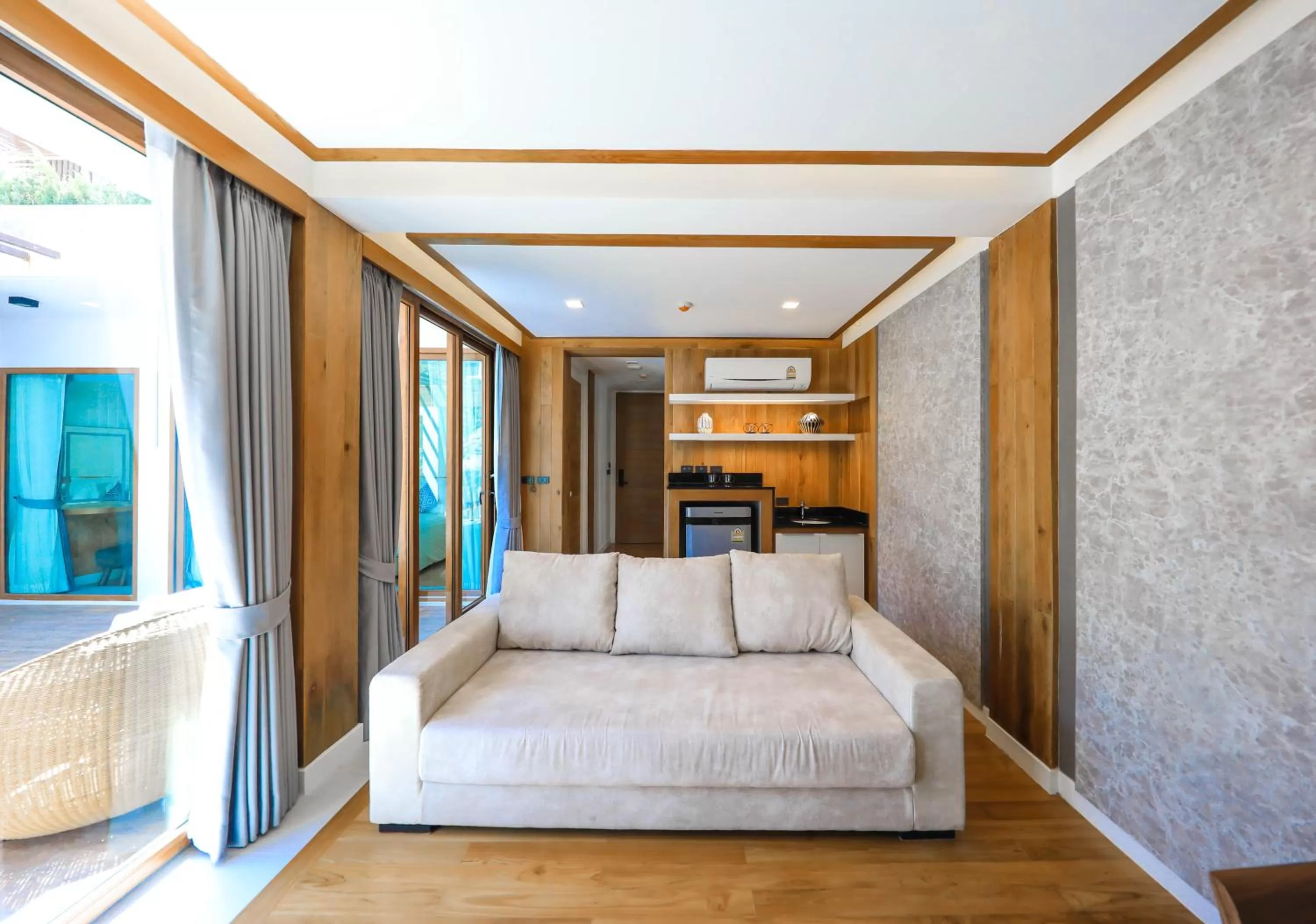 Bed in Kundala Beach Resort Hua Hin