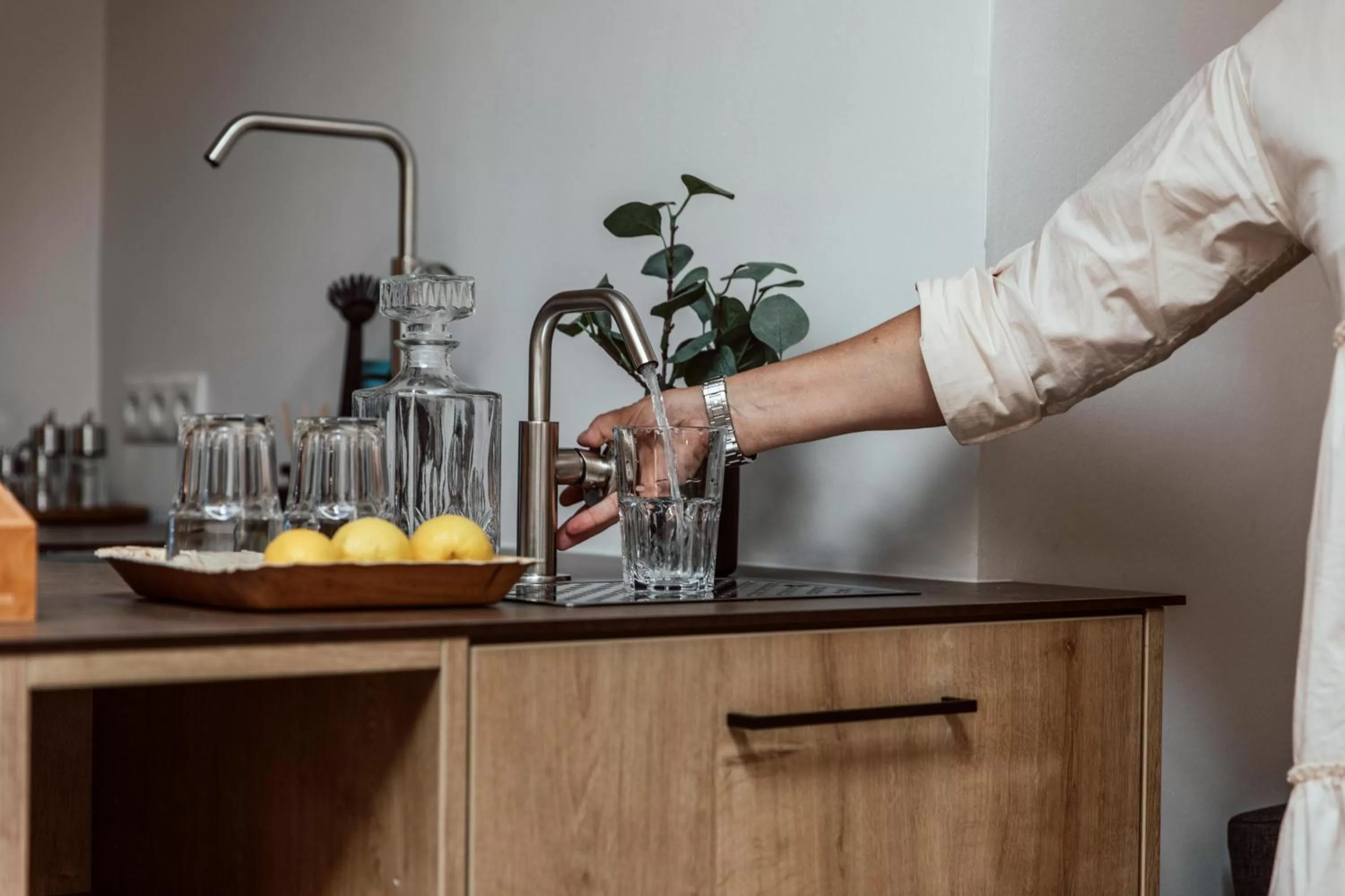 Communal lounge/ TV room in the salt townhouse
