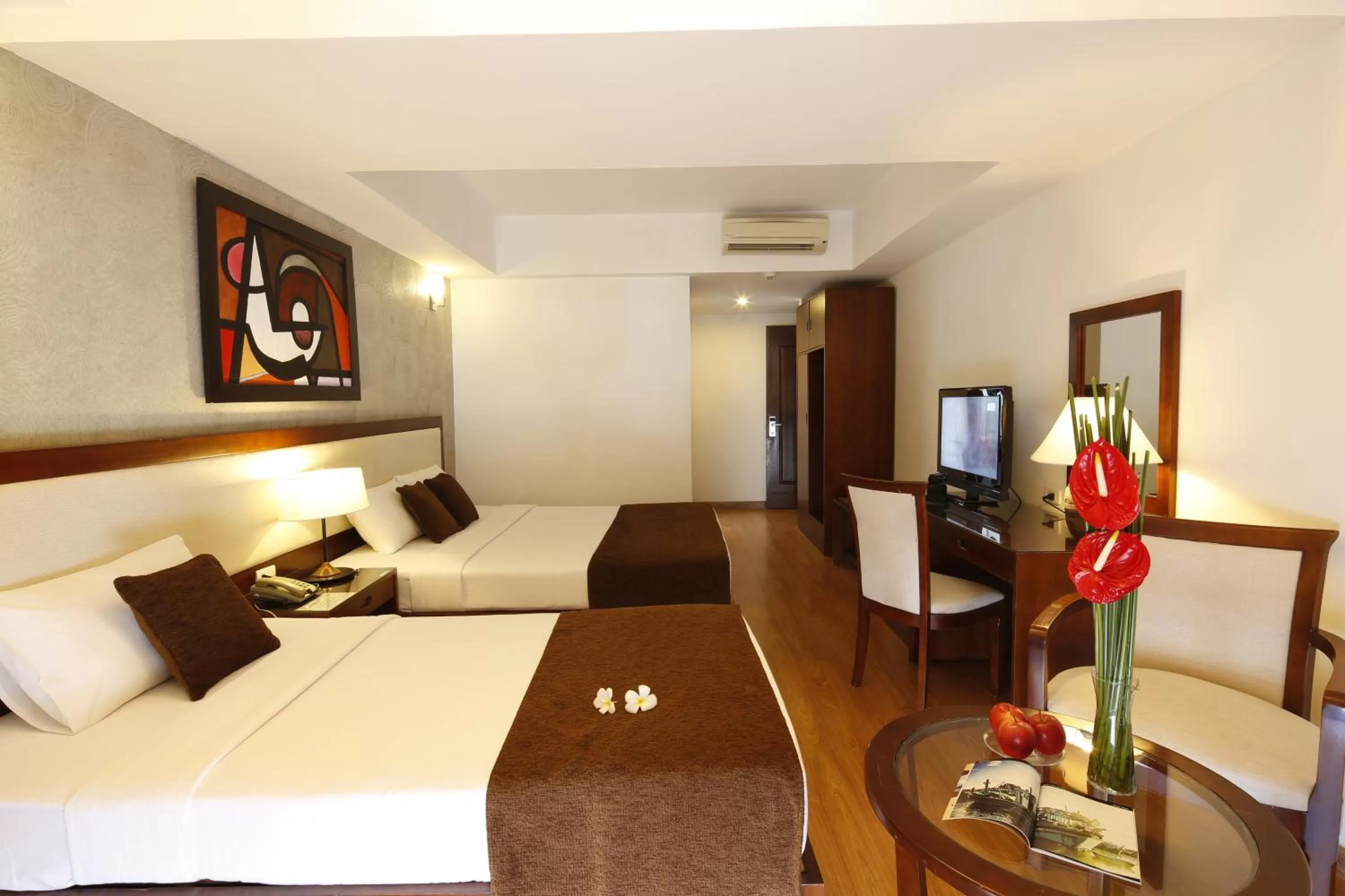 Bed in Starlet Hotel