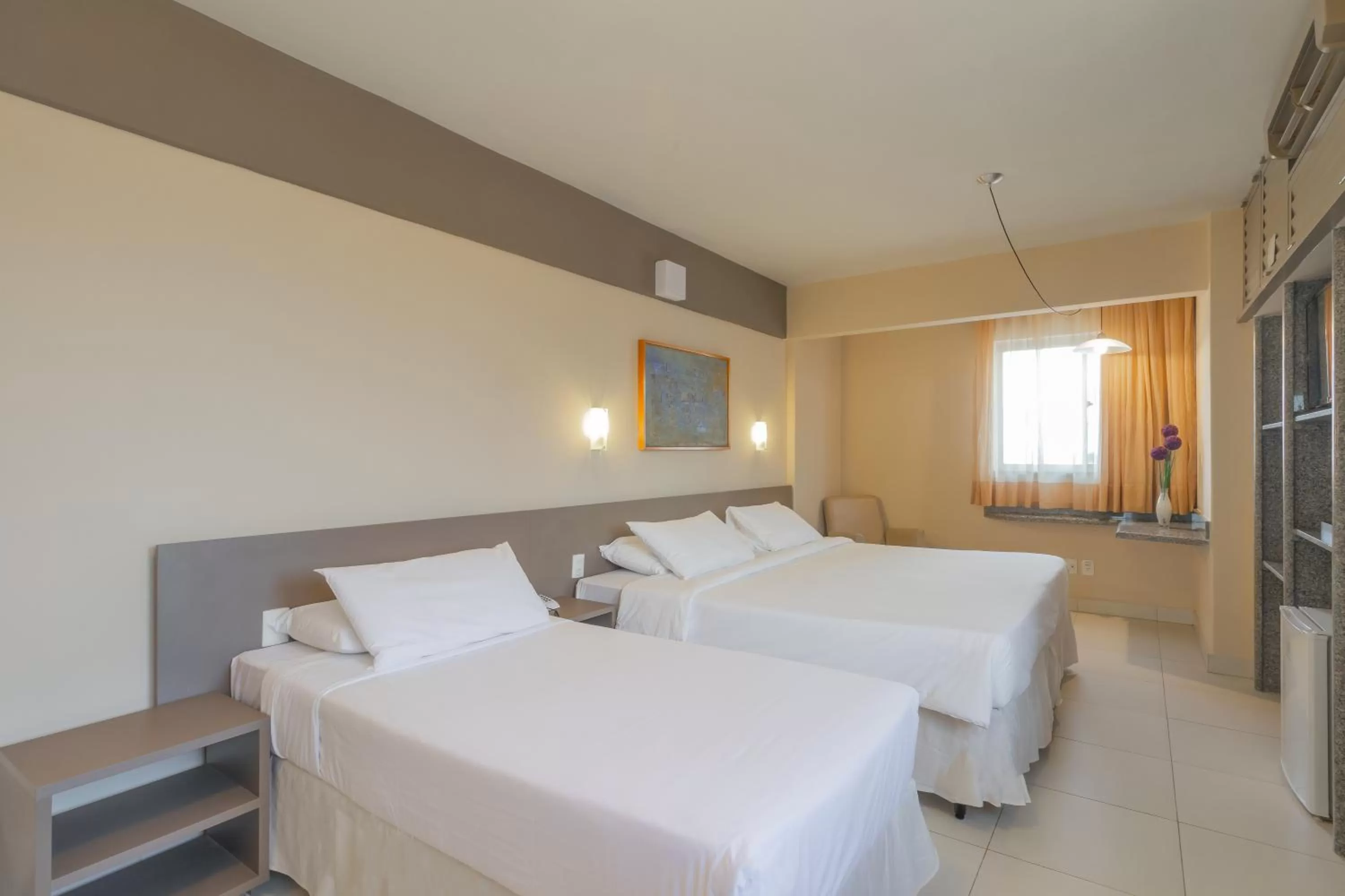 Bedroom, Bed in Hotel Caiçara João Pessoa