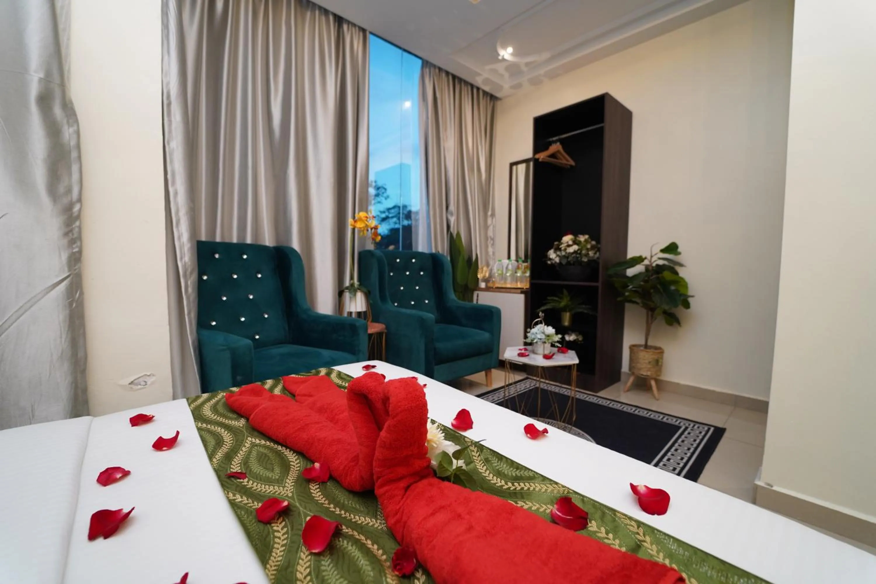 Bed in Ghazrin's Classic Hotel JB