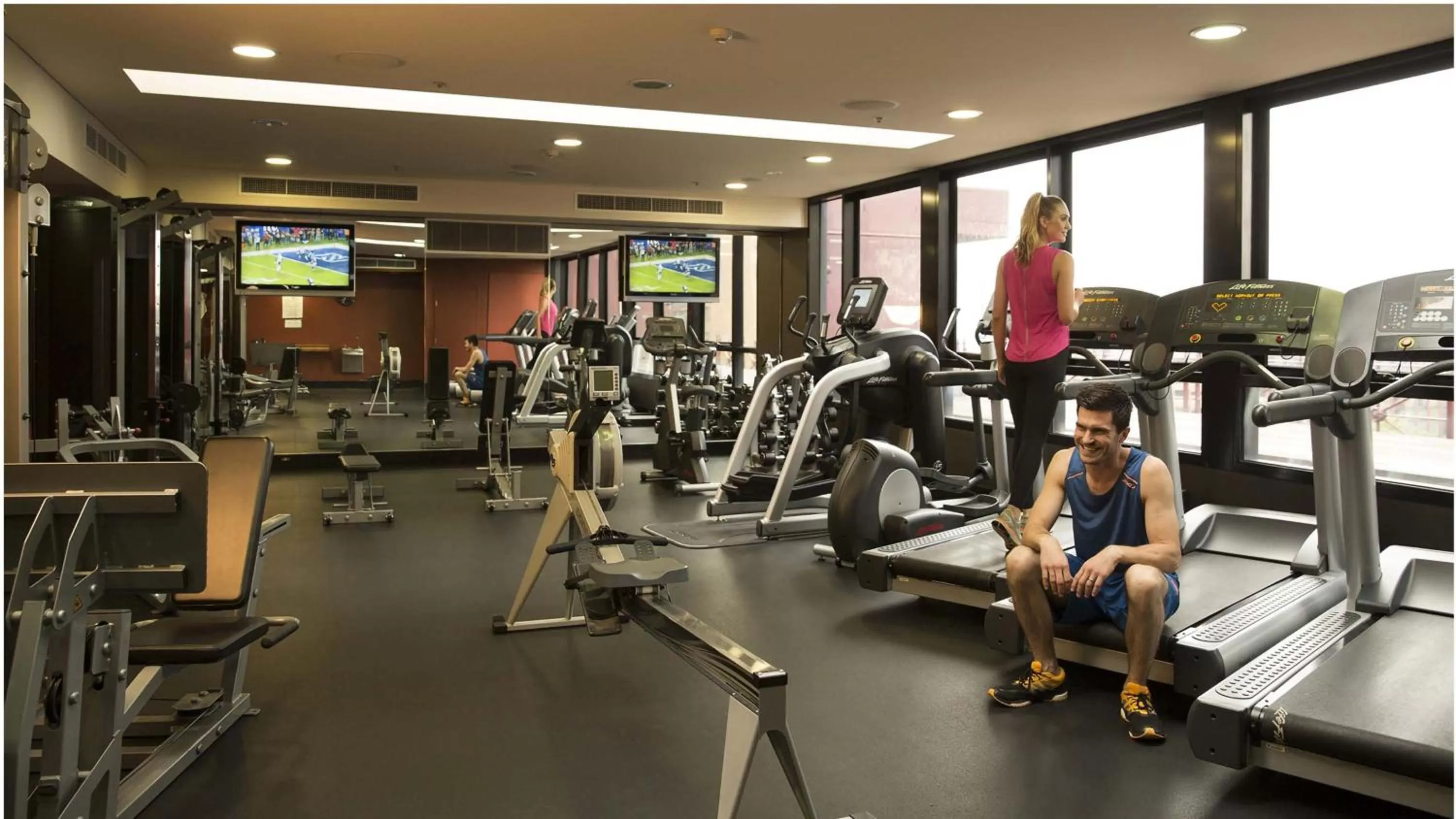Fitness centre/facilities in InterContinental Melbourne The Rialto by IHG