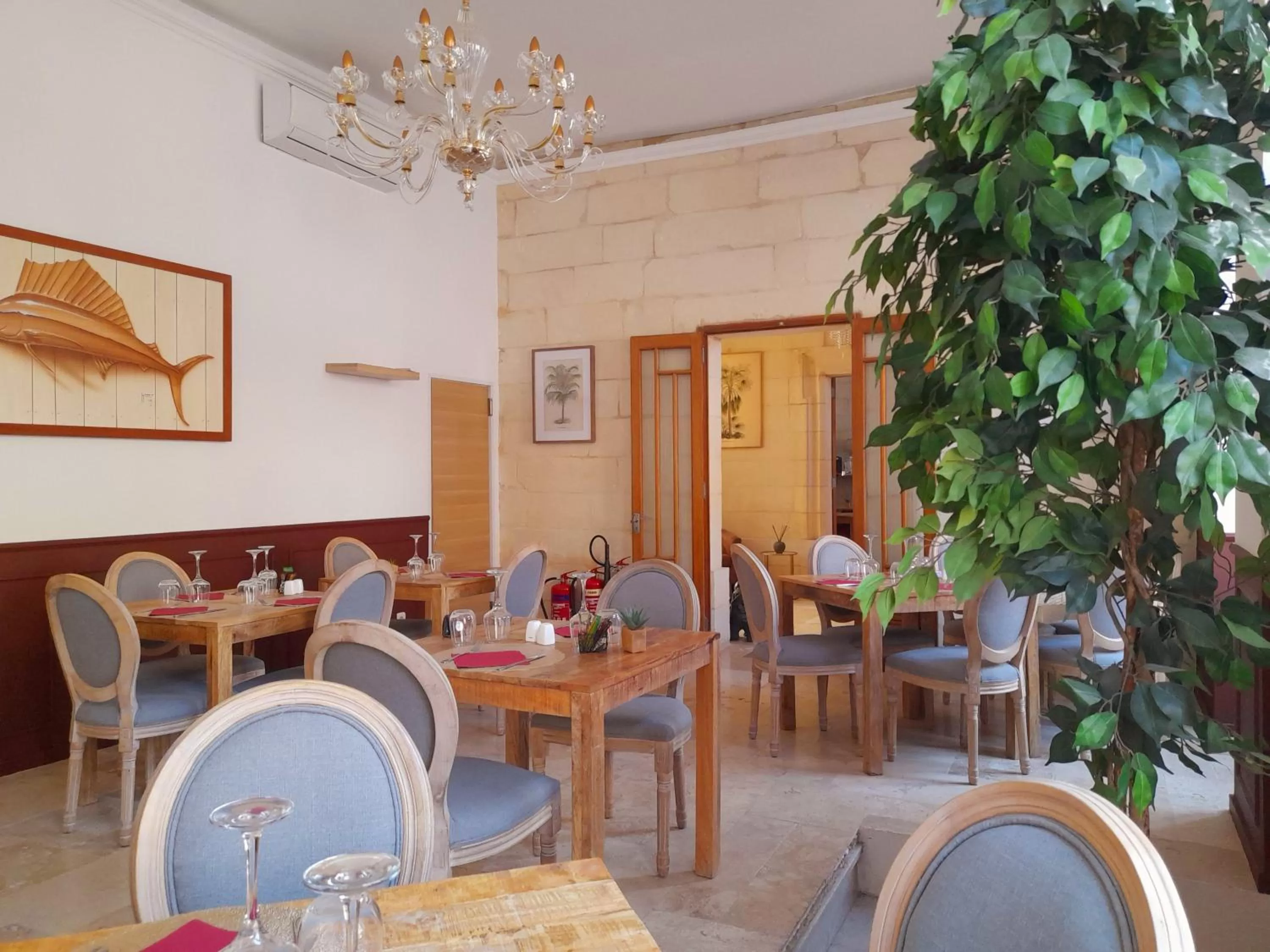 Restaurant/places to eat in Palazzo Pisani Malta Boutique and SPA