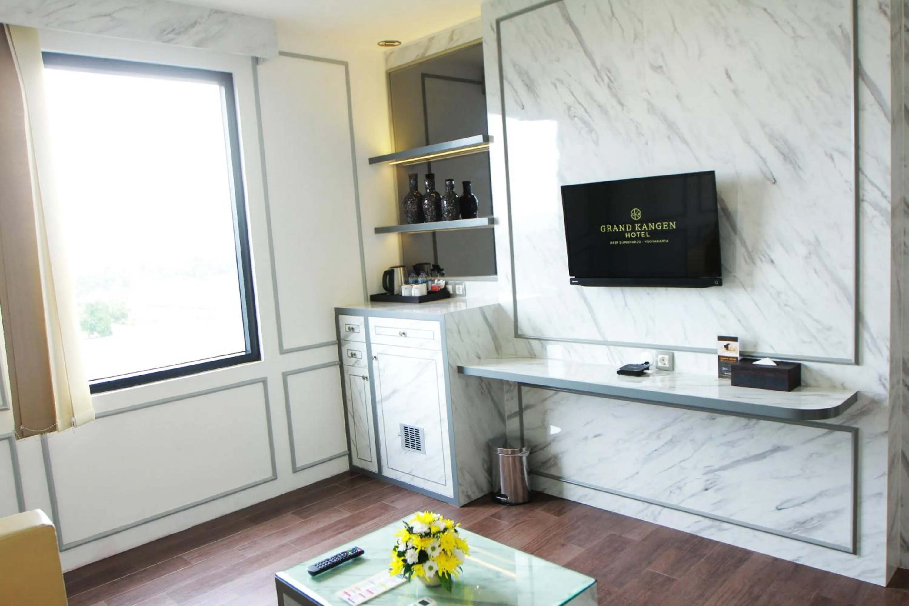 Bedroom in Grand Kangen Hotel Urip Sumoharjo