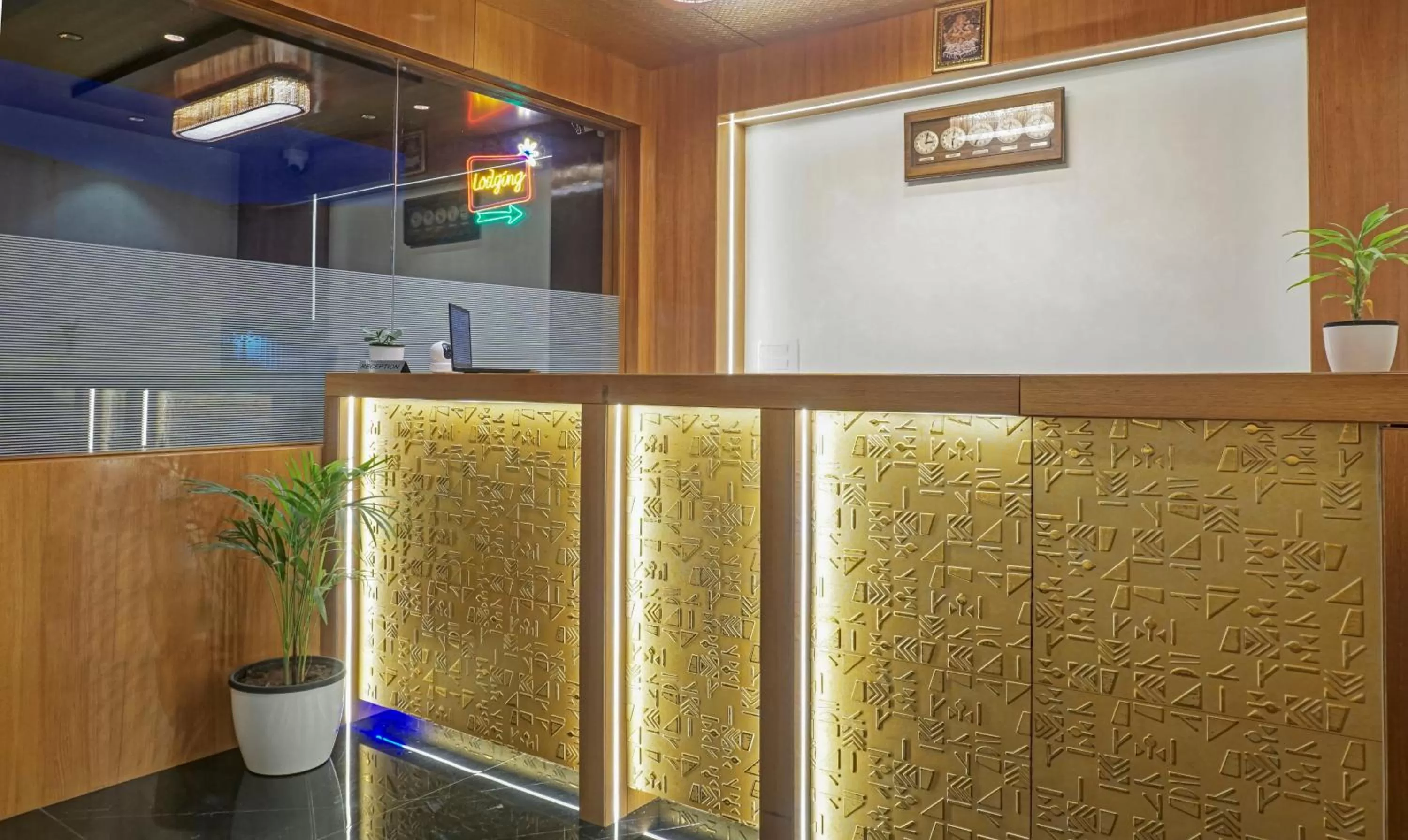 Lobby or reception in Treebo The Utsav, Nashik