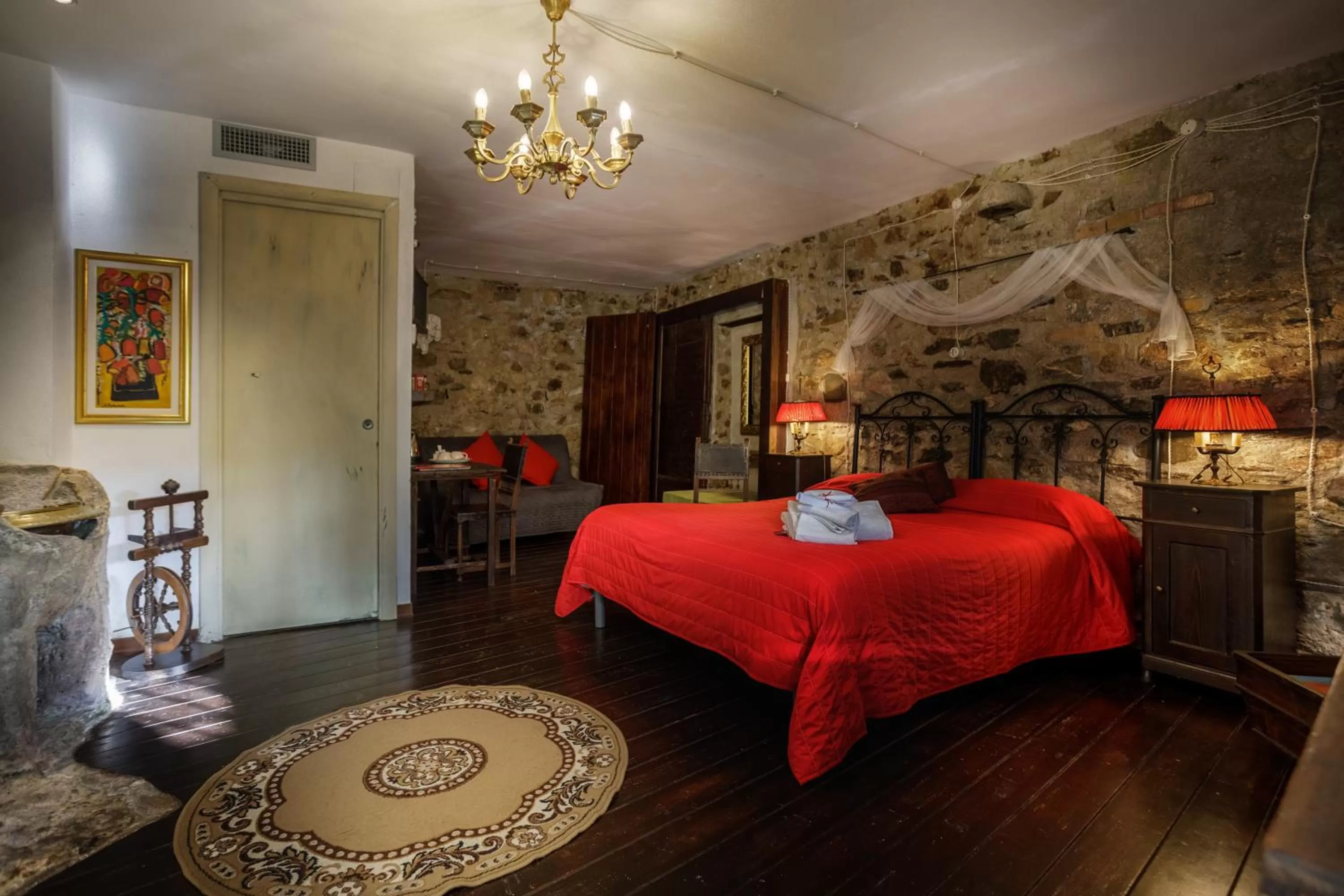 Bedroom, Bed in B&B La Voce del Fiume Dimora storica di Charme