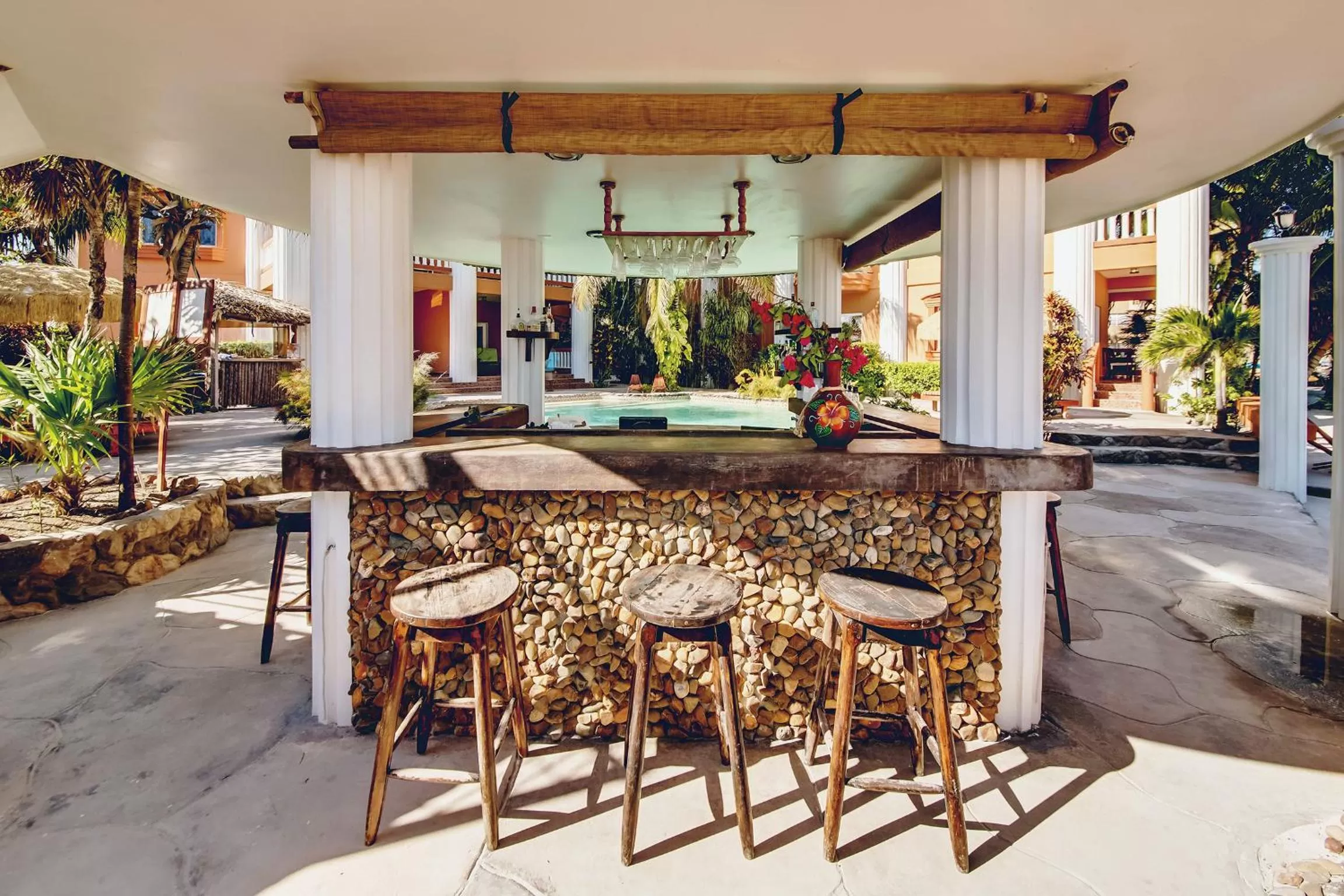 Swimming pool in Lighthouse Beach Villas