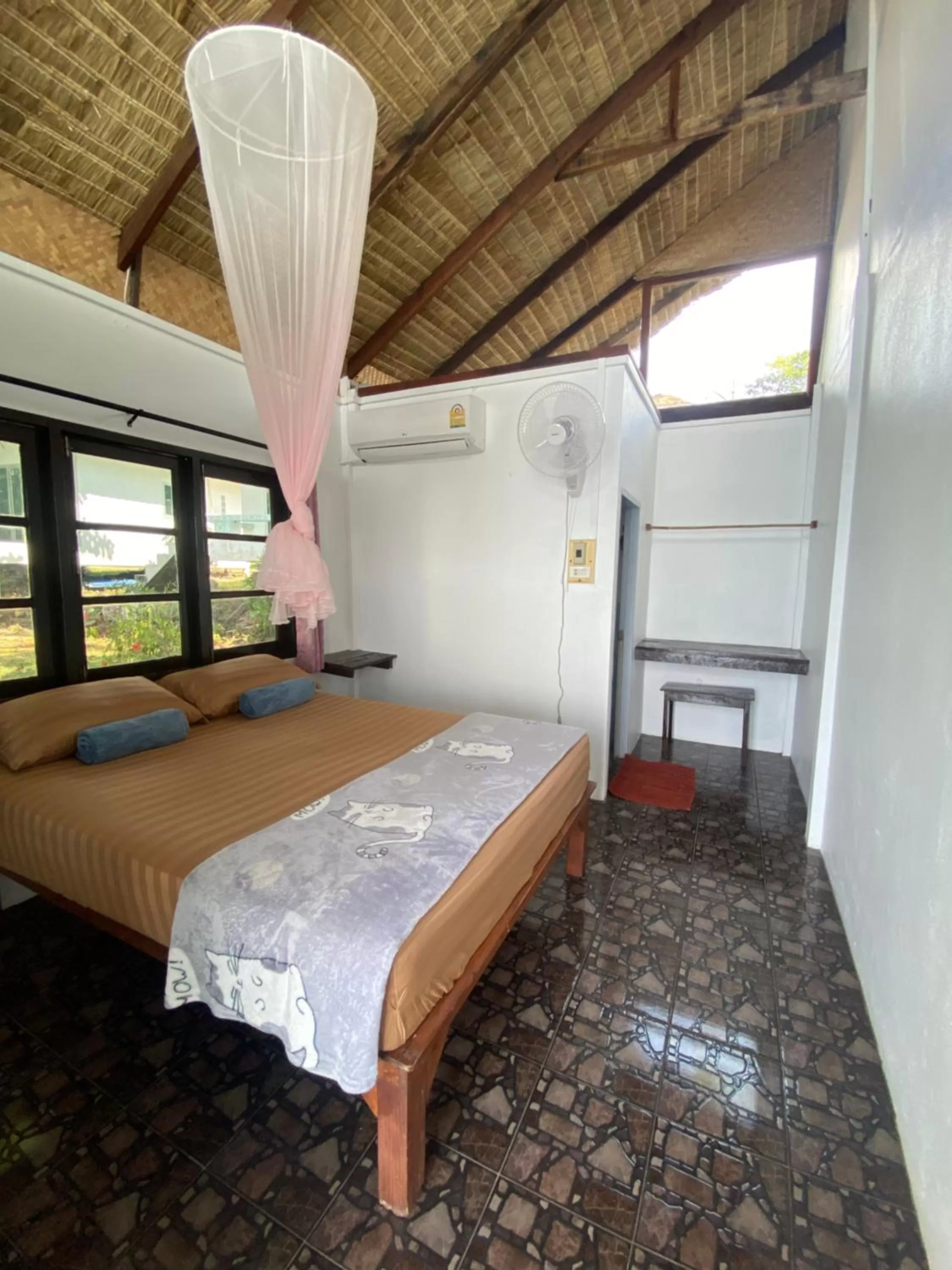 Bed in Blue Sky Resort