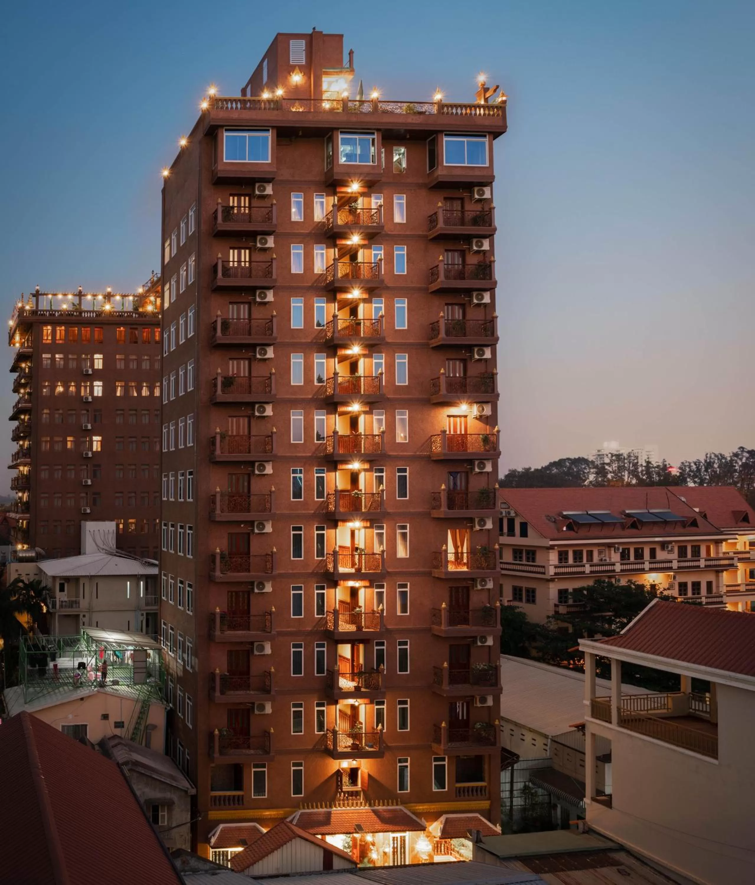 Facade/entrance in Okay Palace Hotel