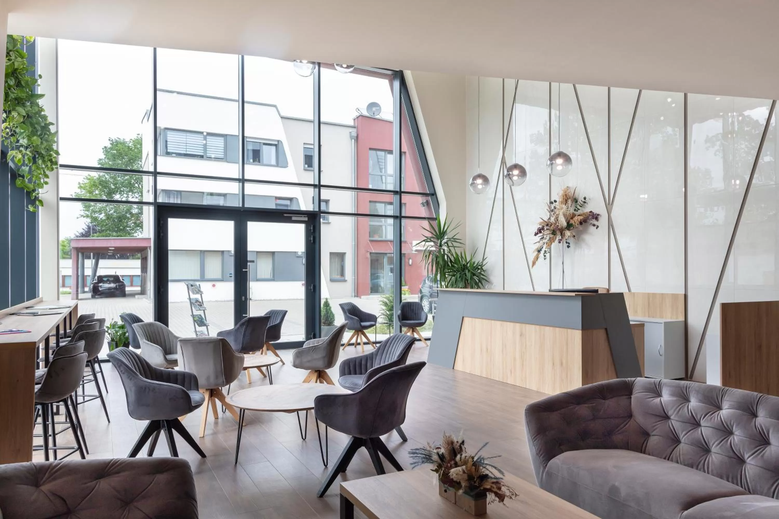 Lobby or reception in Dominik Hotel & Eventsaal
