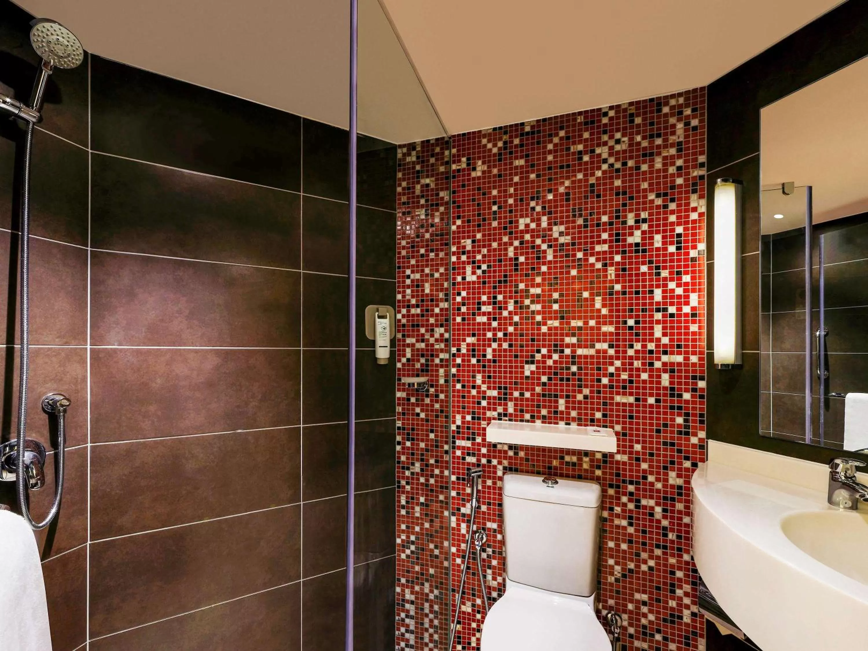 Bathroom in ibis Hyderabad Hitec City - An Accor Brand