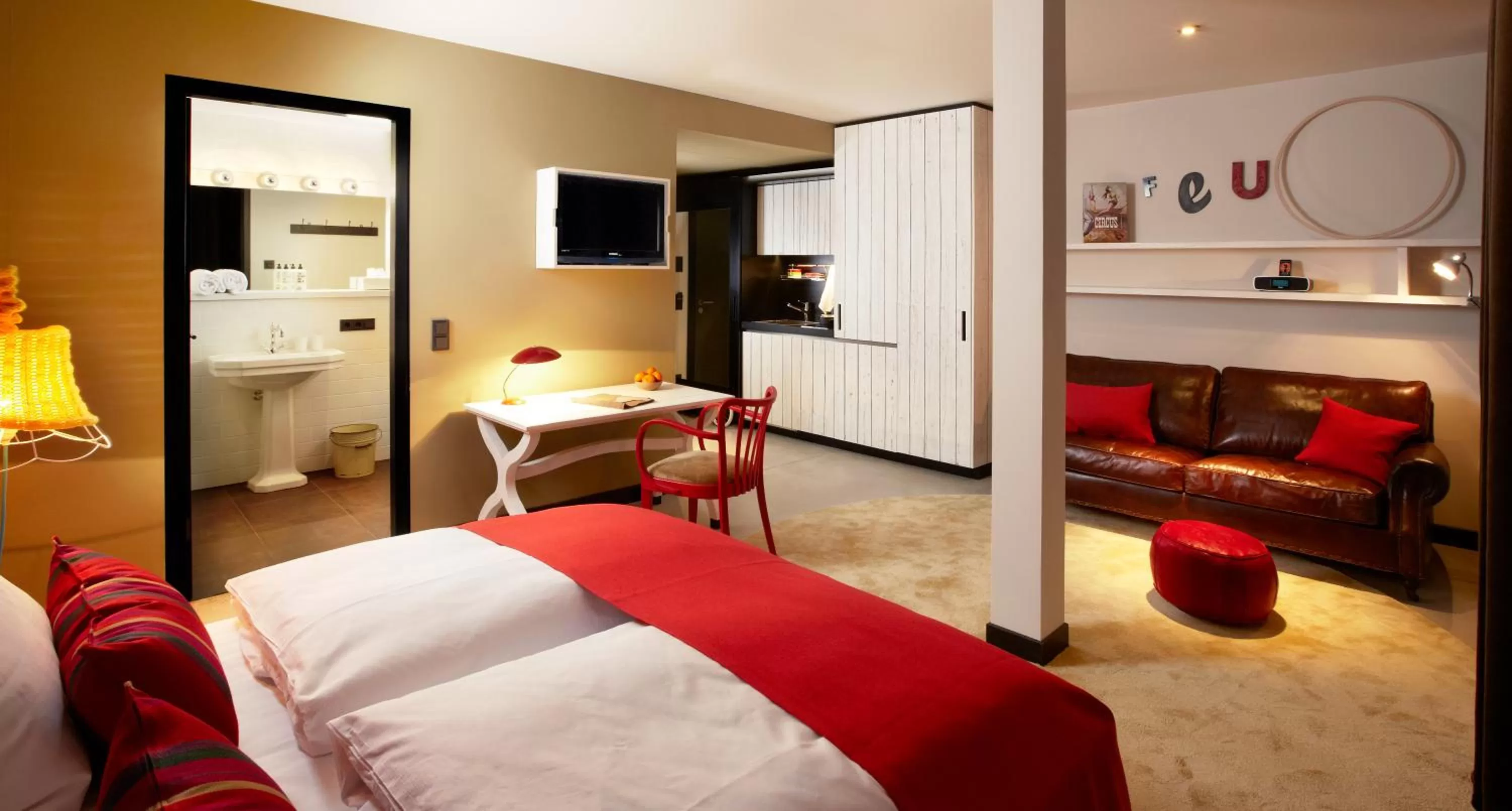 Bed in 25hours Hotel beim MuseumsQuartier