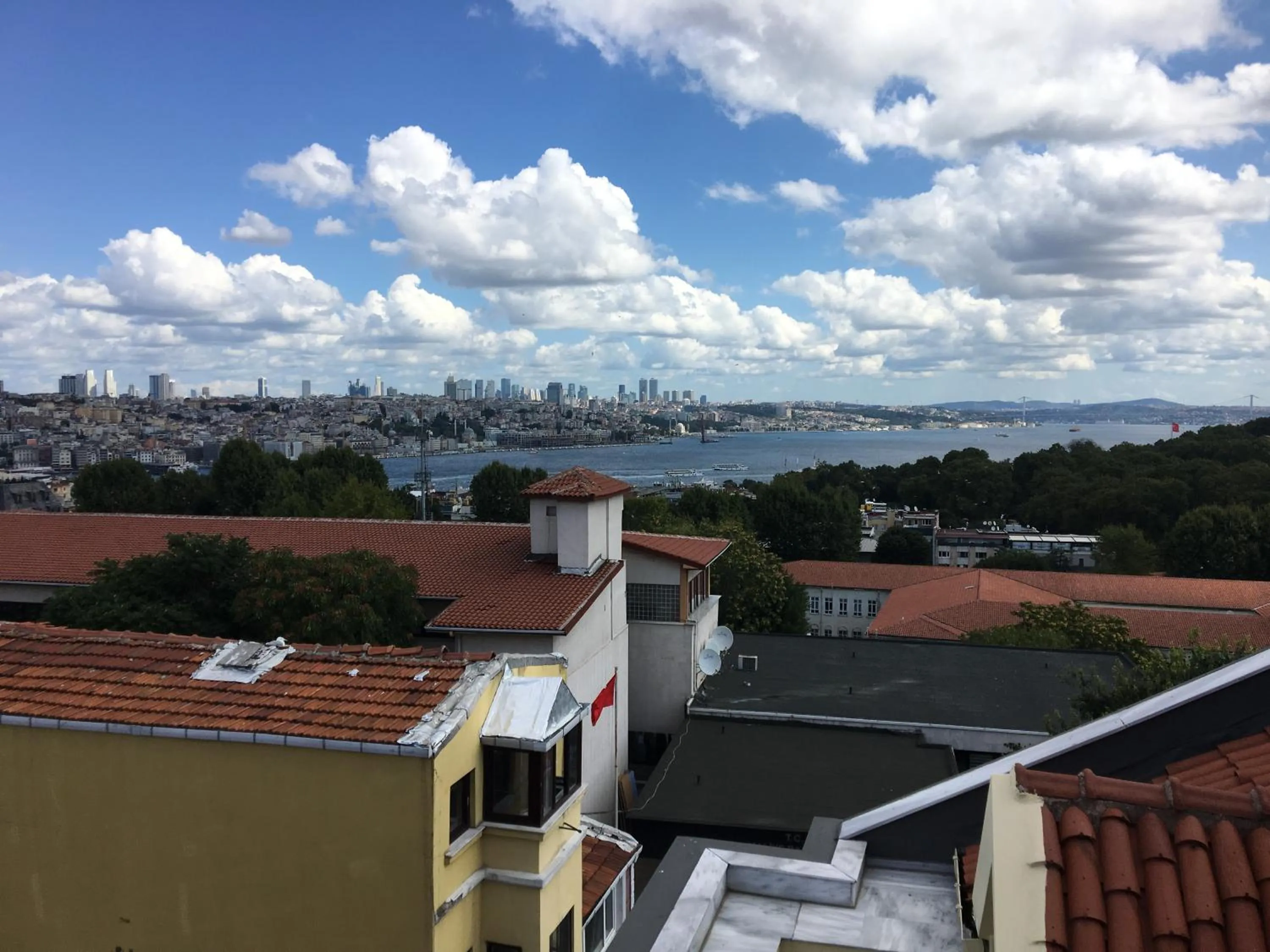 City view in Le Safran Palace Hotel