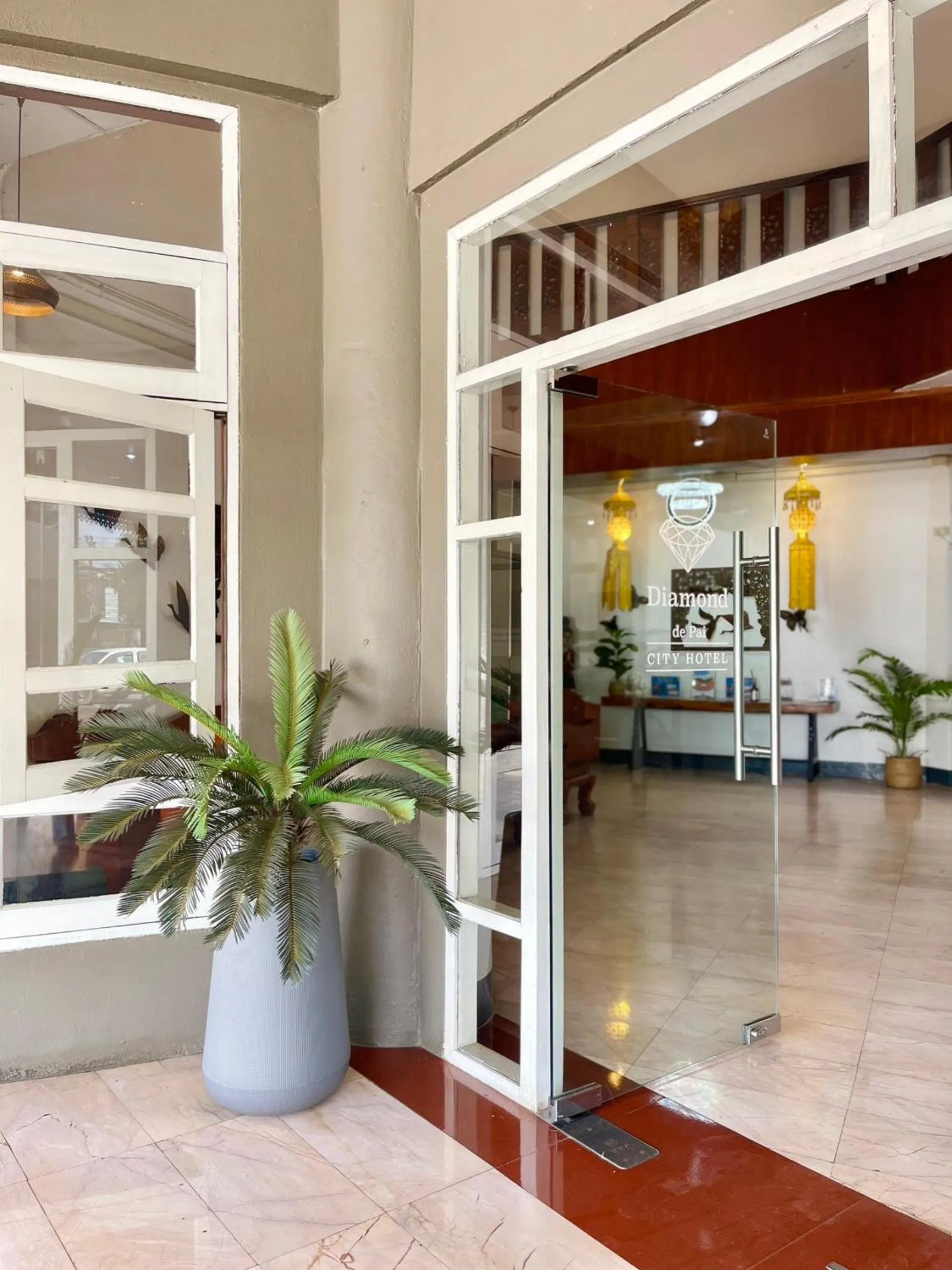 Lobby or reception in Diamond de pai
