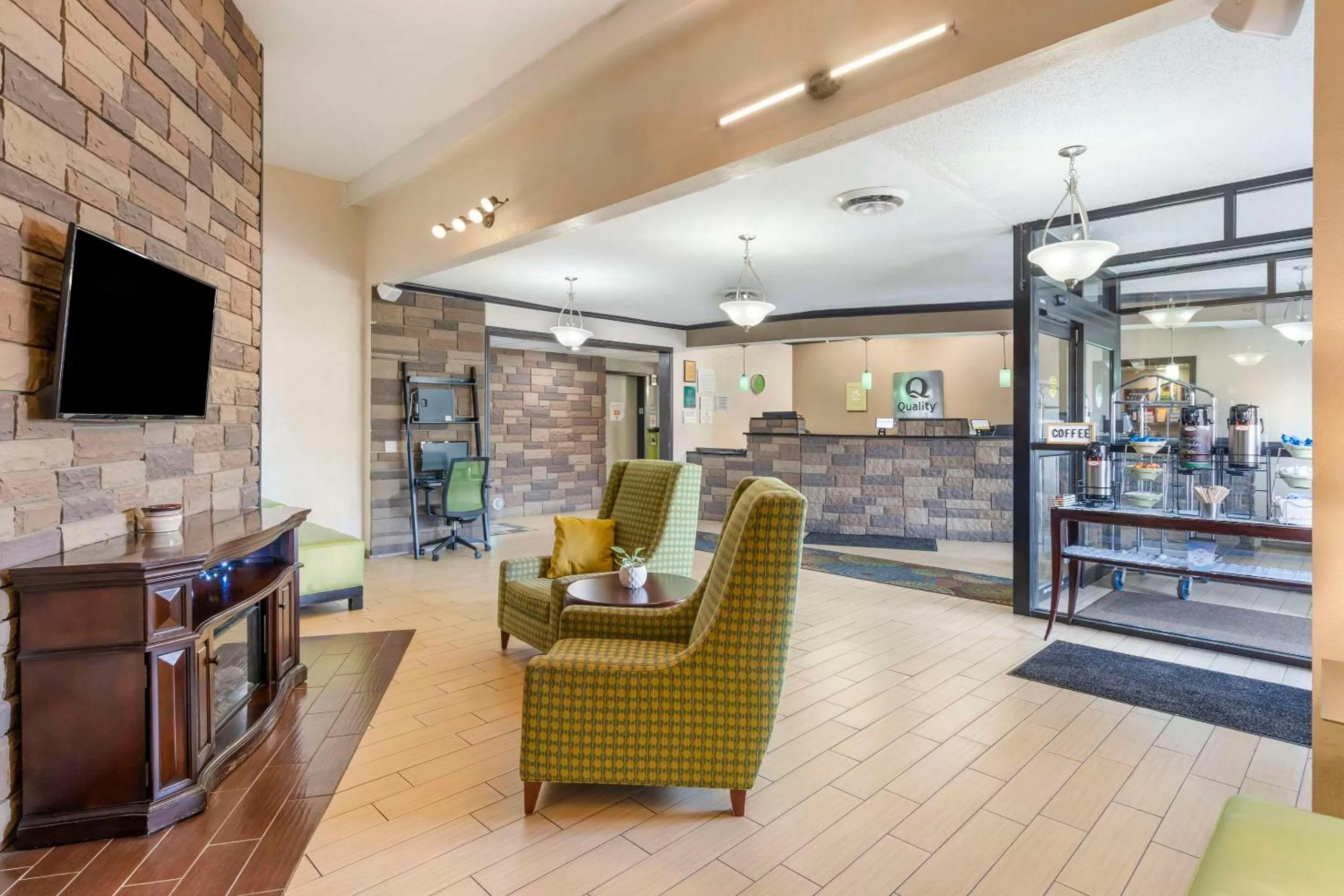 Lobby or reception in Quality Inn & Suites Delaware South