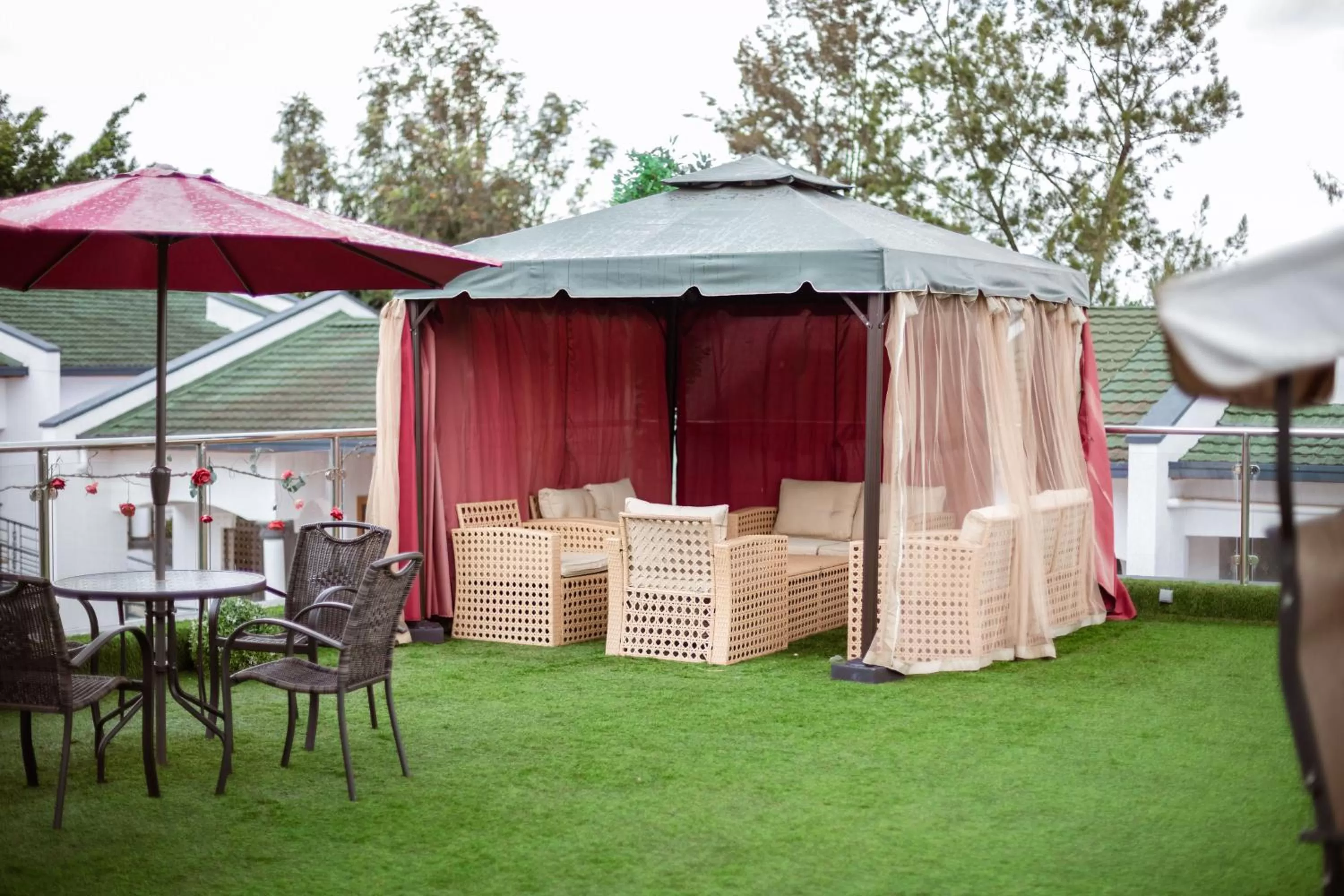 Patio in Ndaru Luxury Suites