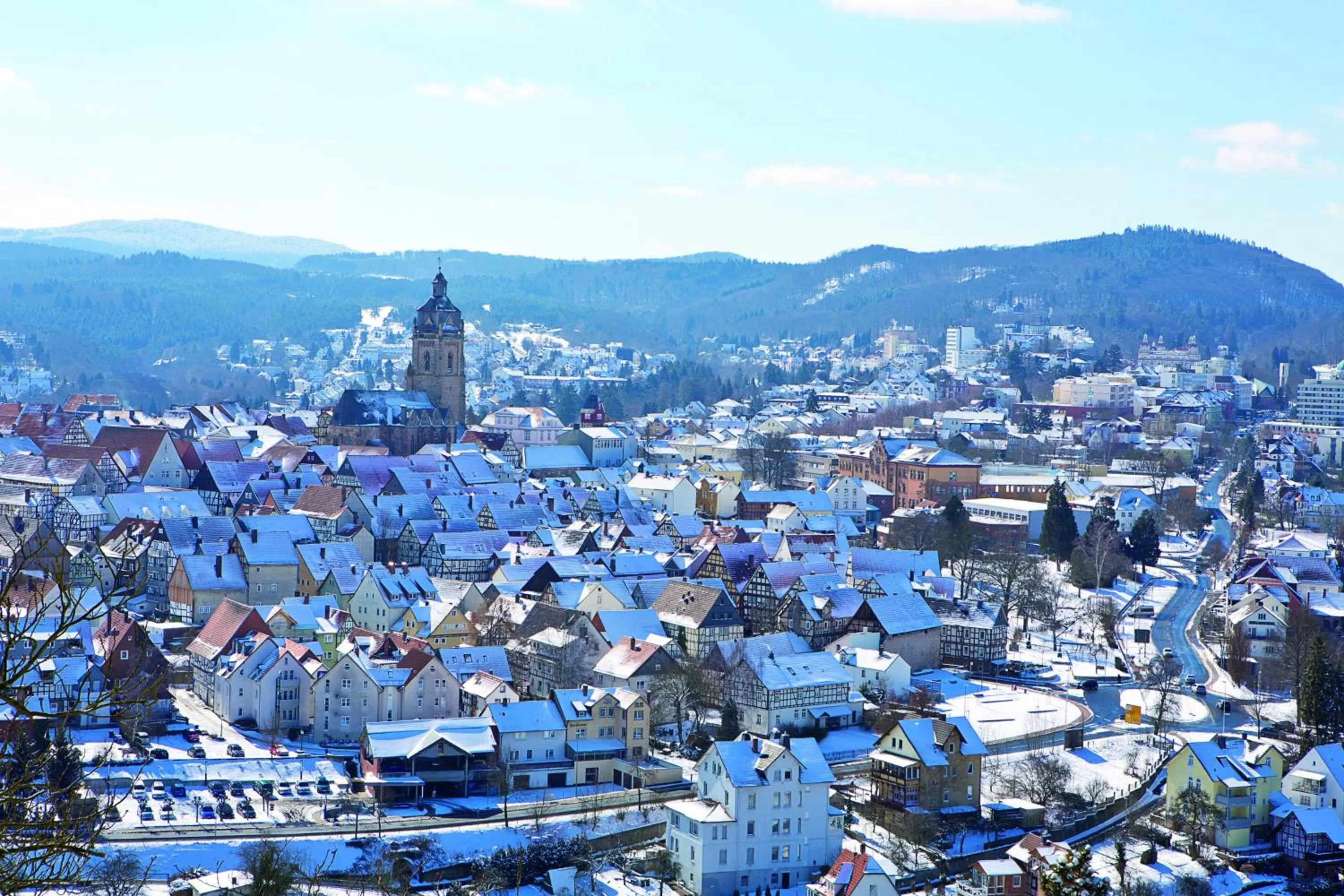 Bird's eye view in Gesundheitszentrum Helenenquelle