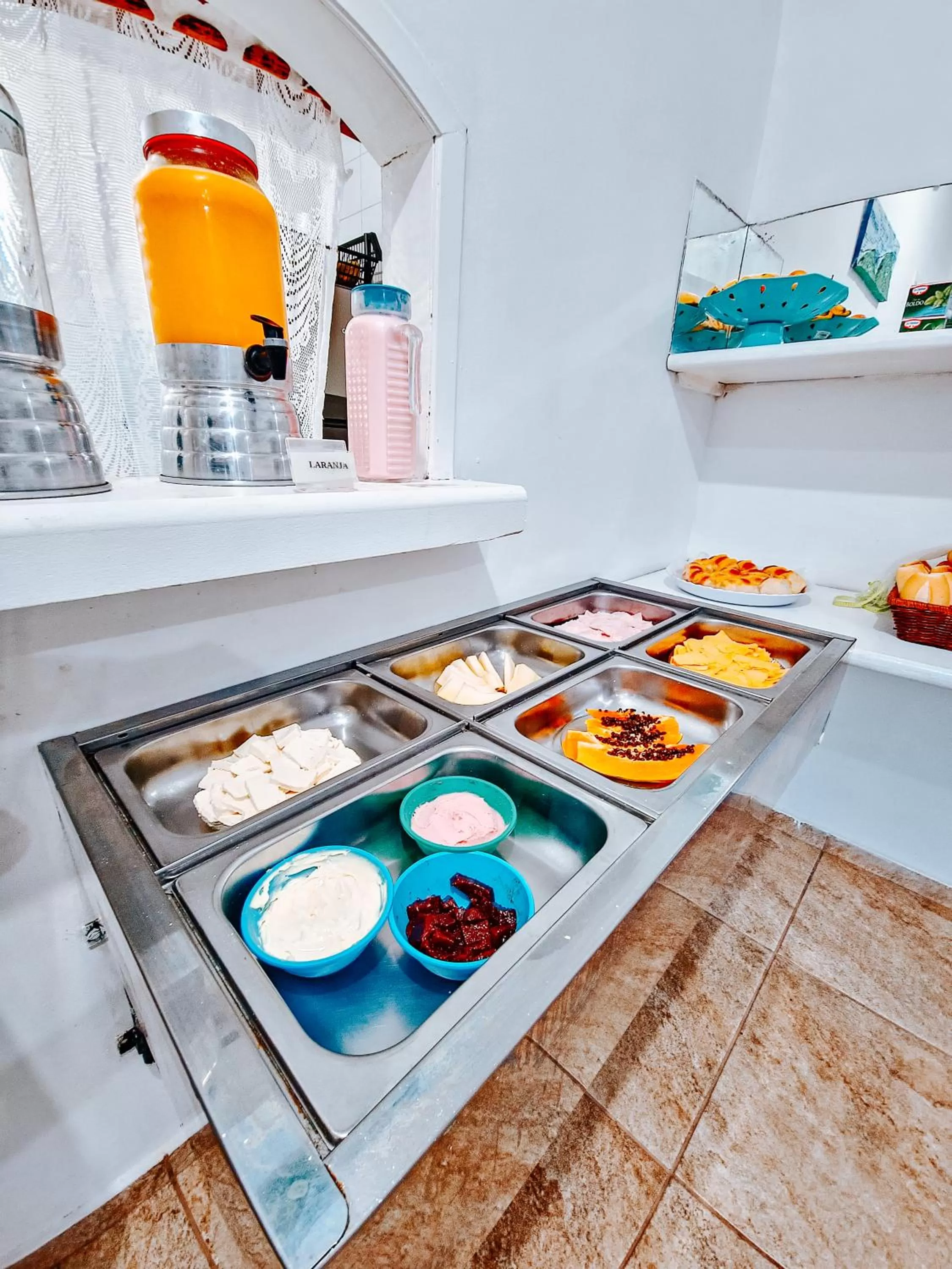 Dining area in Pousada Água Marinha
