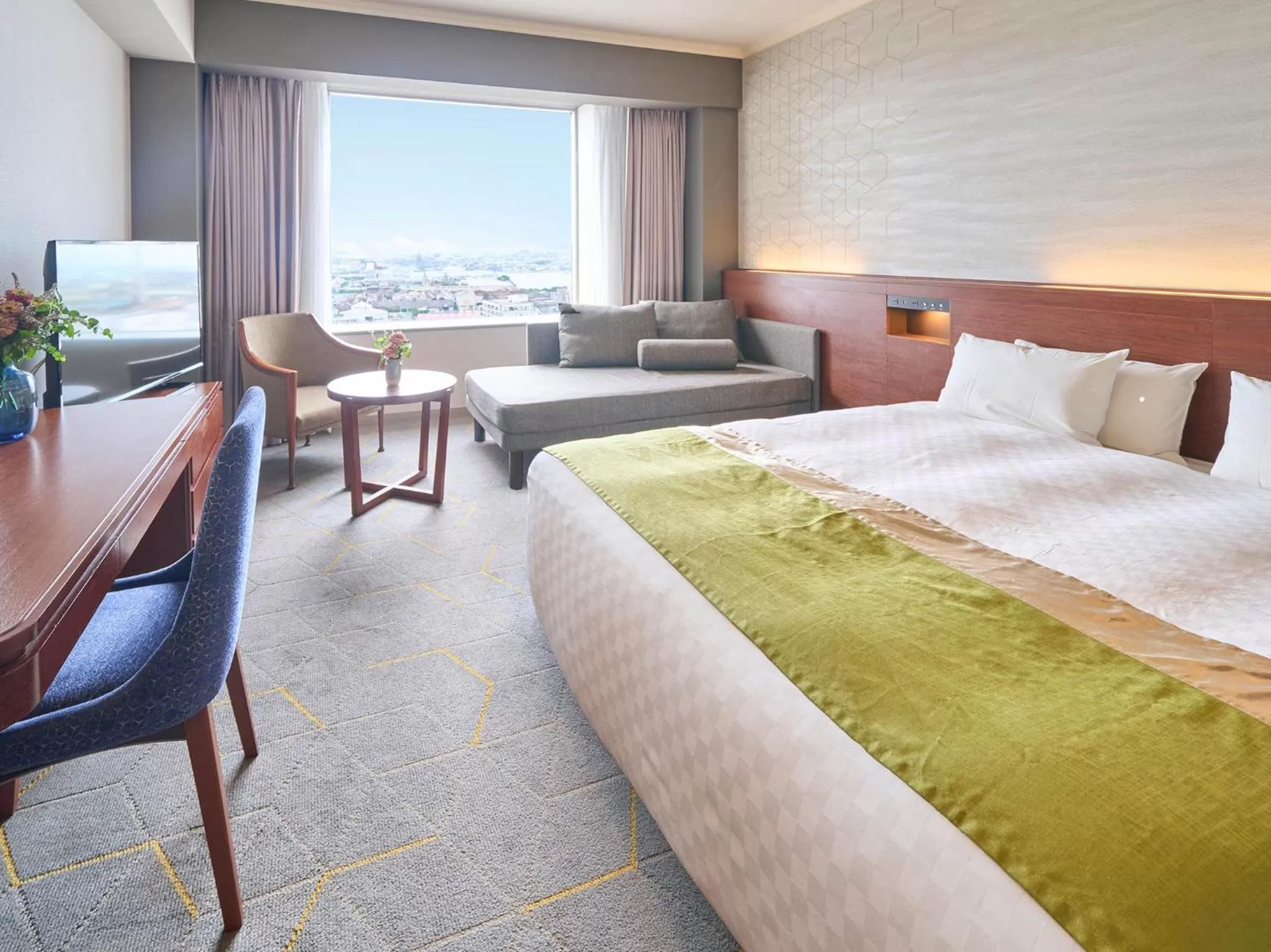 Bed in Rihga Royal Hotel Kokura Fukuoka