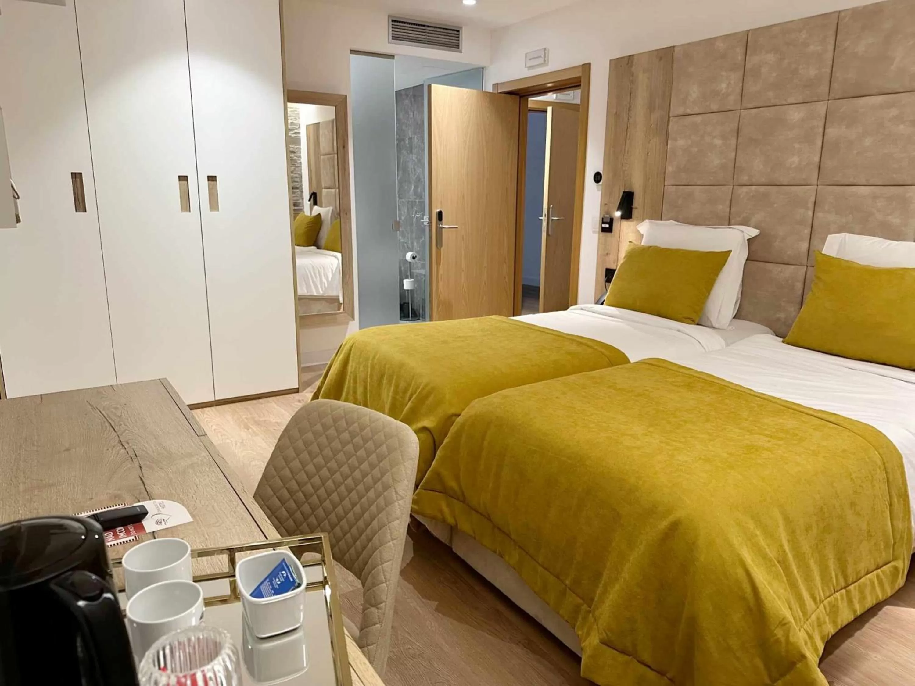 Bed in Coração do Tua Hotel