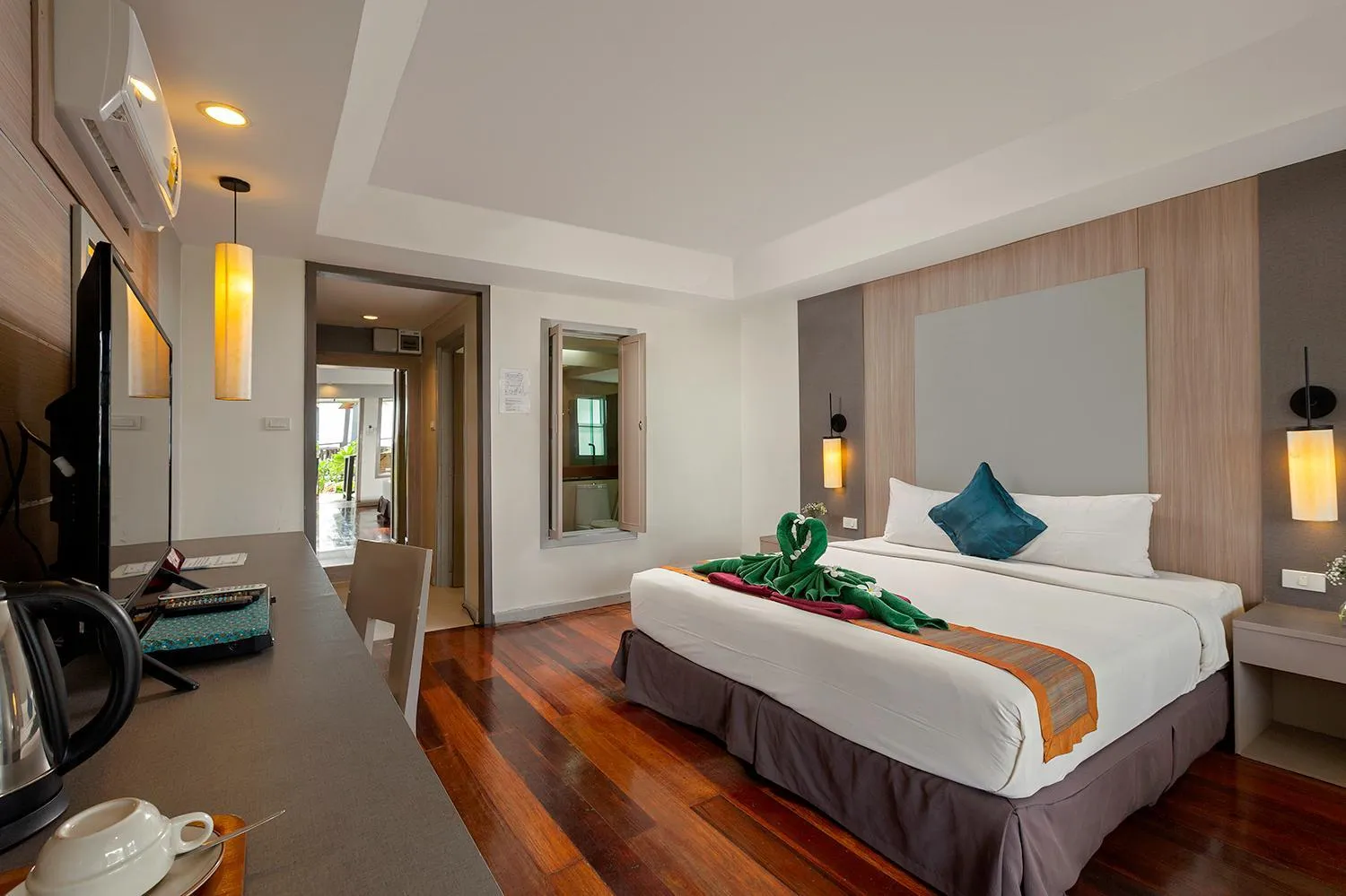Bedroom, Bed in Nakara Long Beach Resort - SHA Extra Plus
