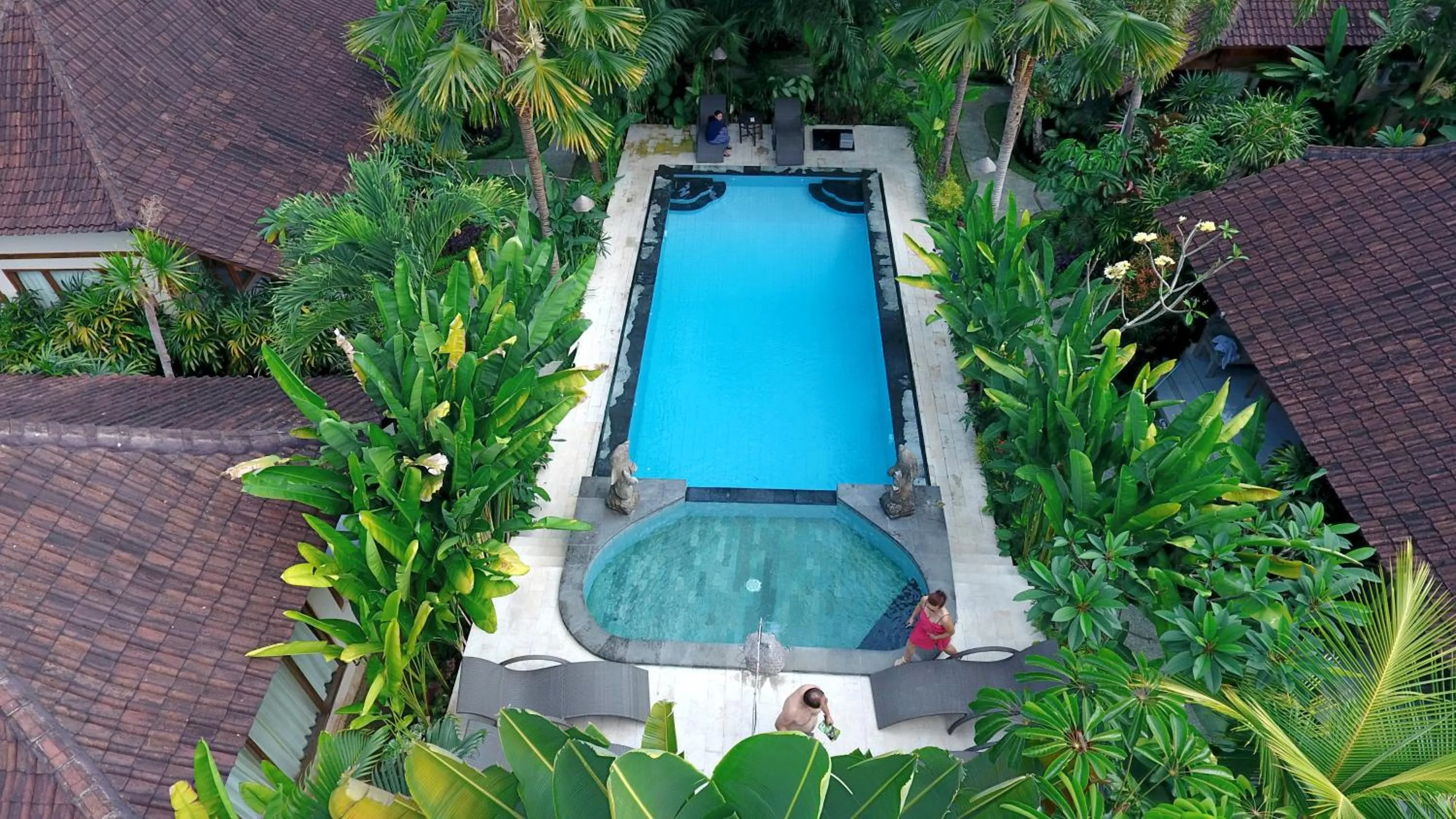 Pool view in Bali Dream Resort Ubud