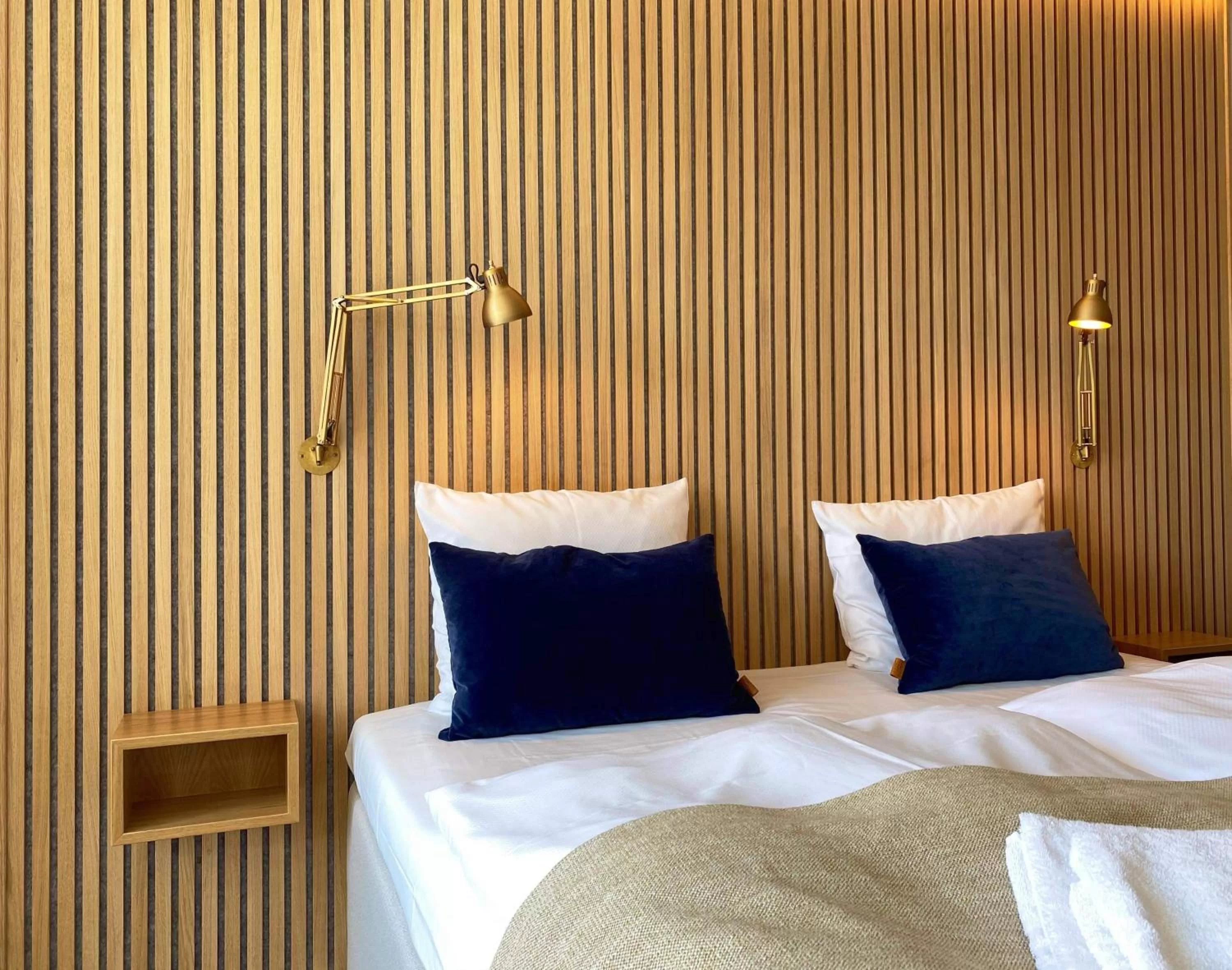 Bed in Skagen Harbour Hotel