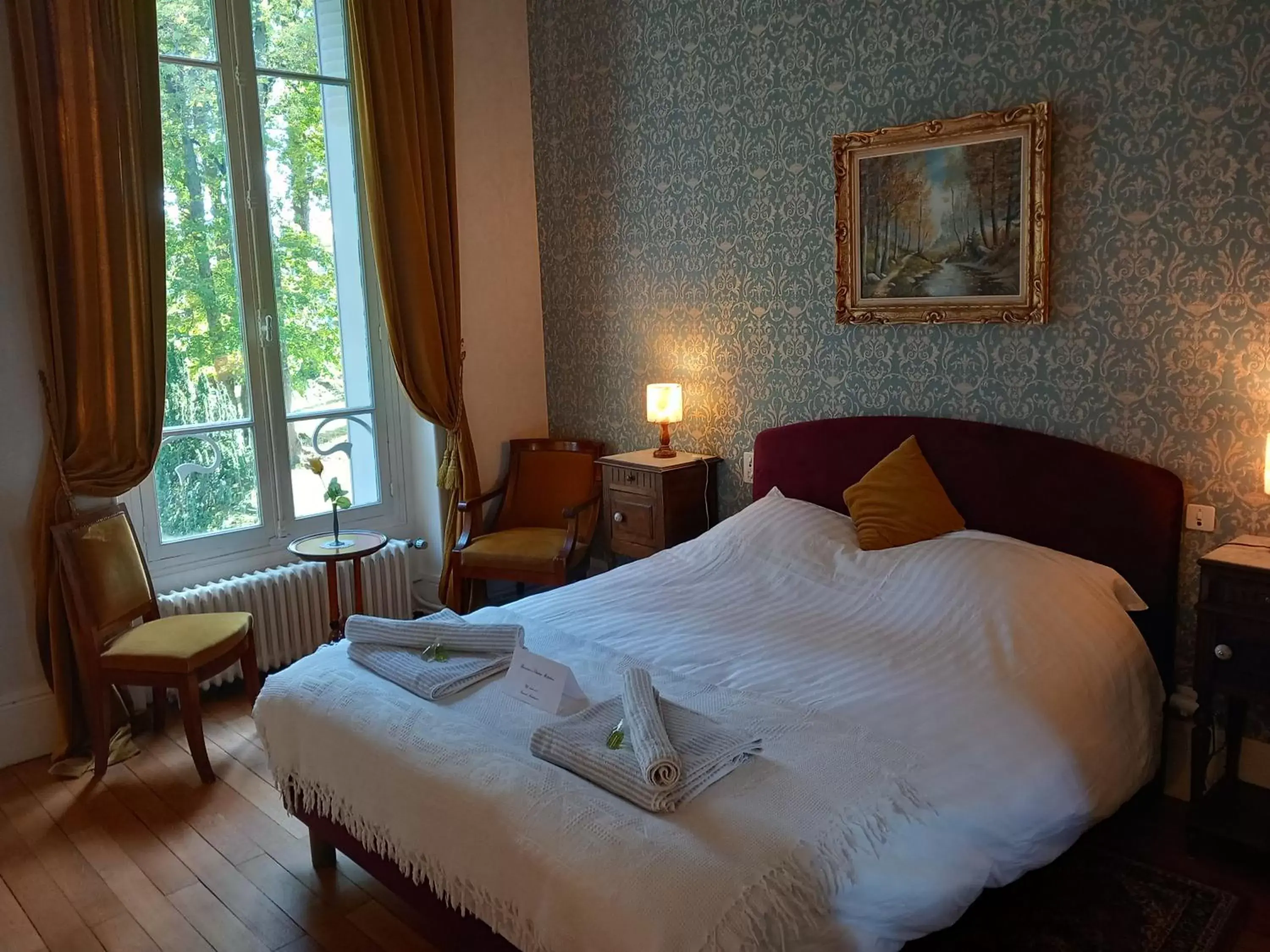 Double Room with Private Bathroom in Chateau Maleplane Double Room with Private Bathroom in Chateau Maleplane