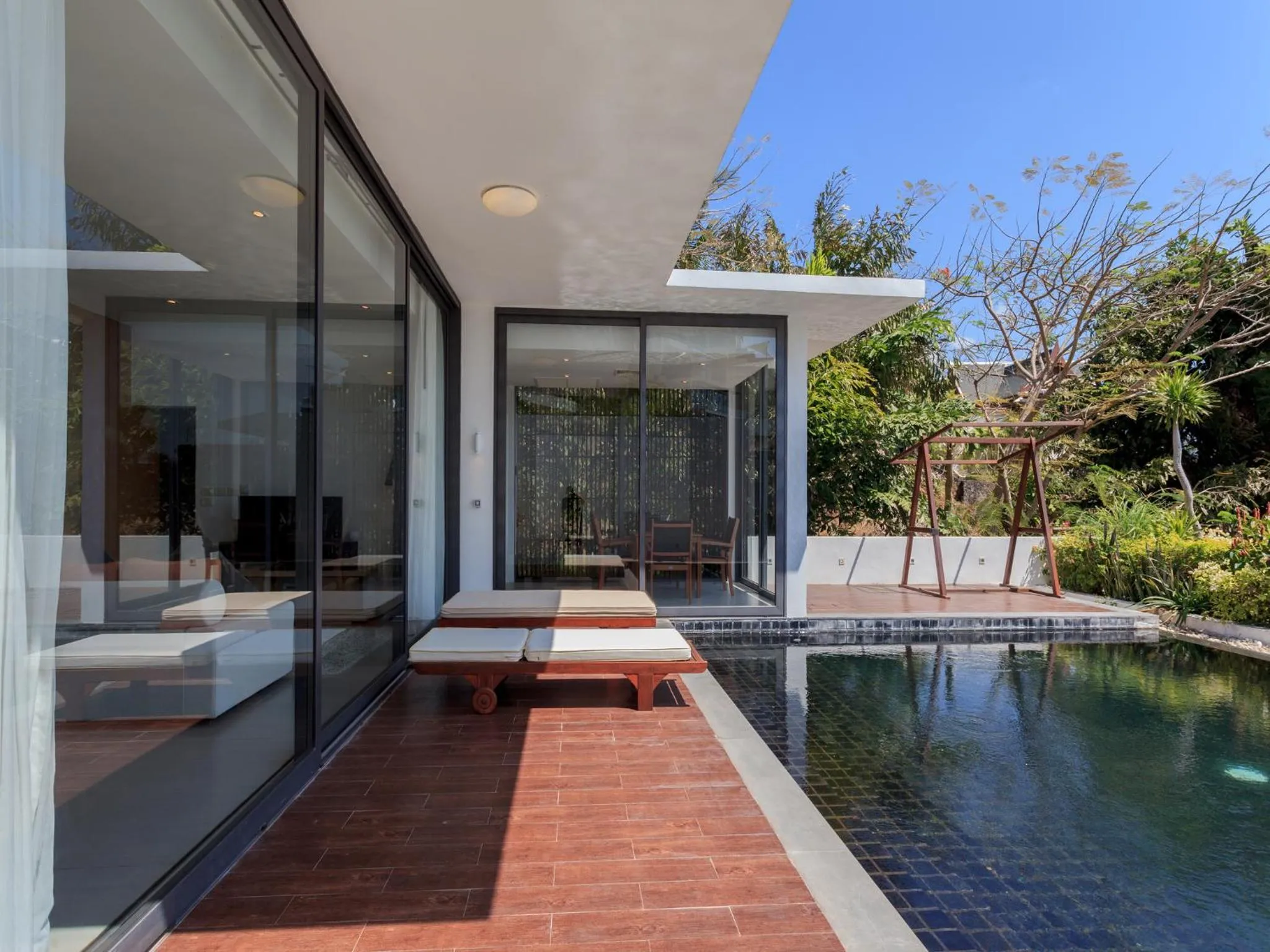 Pool view in IndoChine Resort and Villas